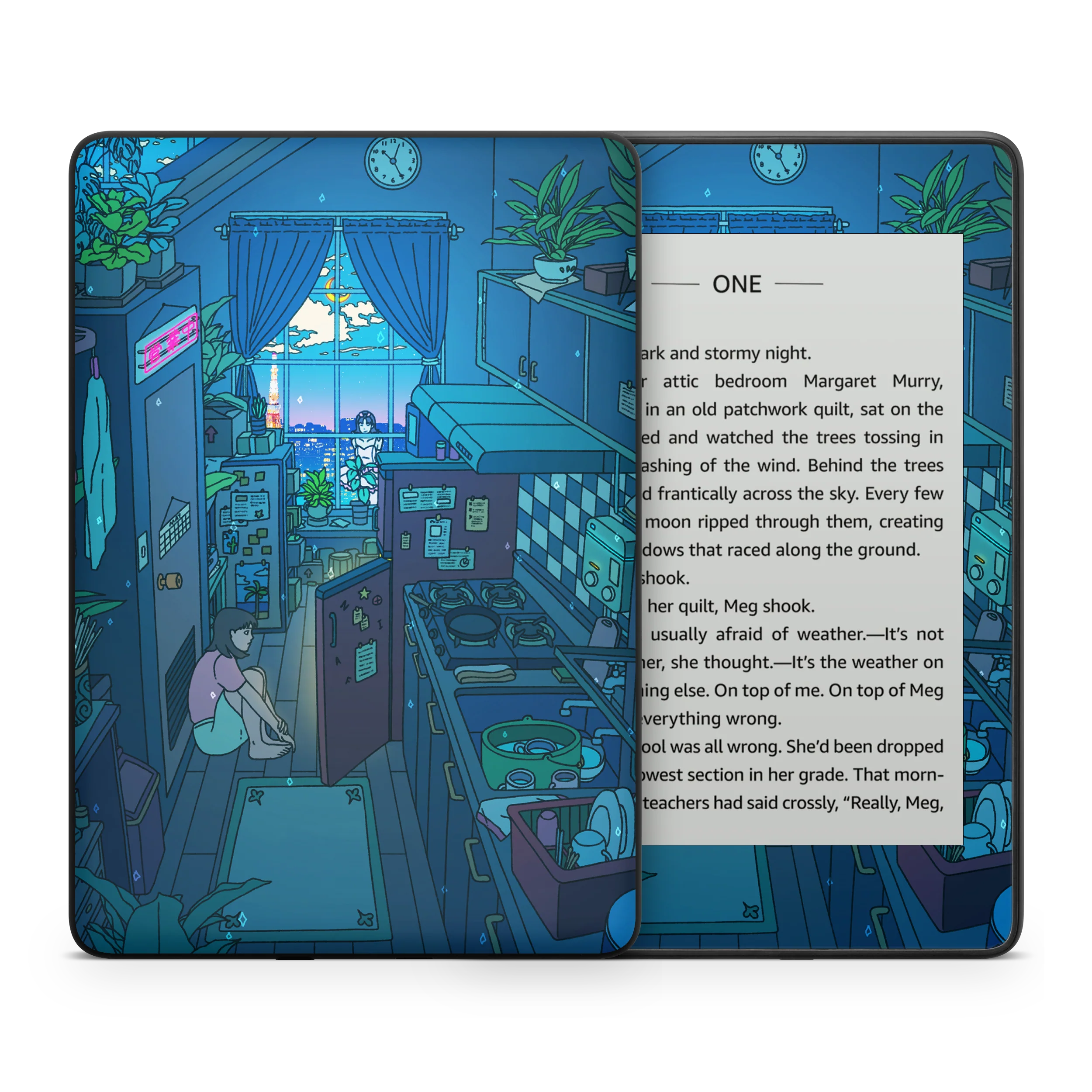 Perfect Blue  Kindle Skin - Image 6
