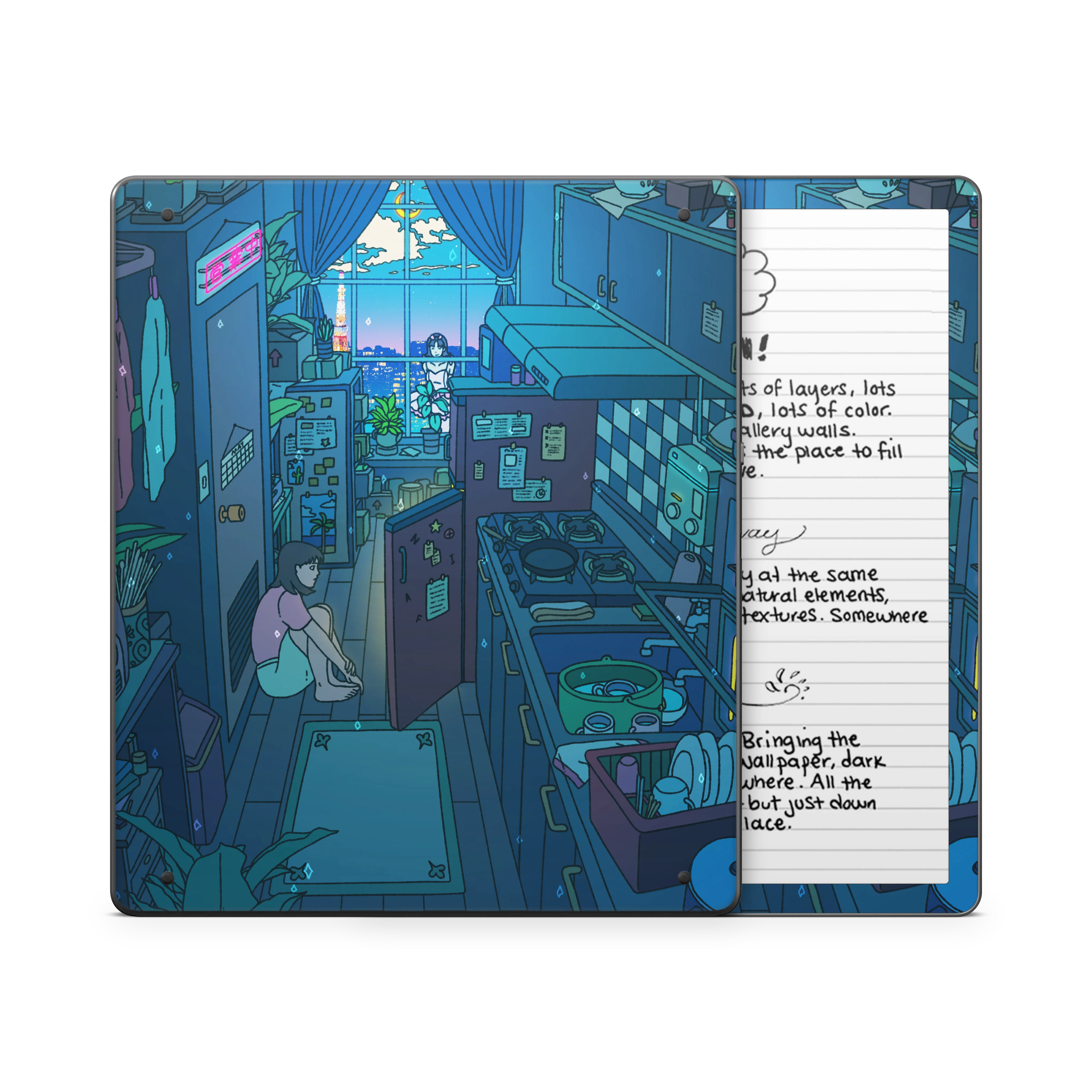 Perfect Blue  Kindle Skin - Image 7