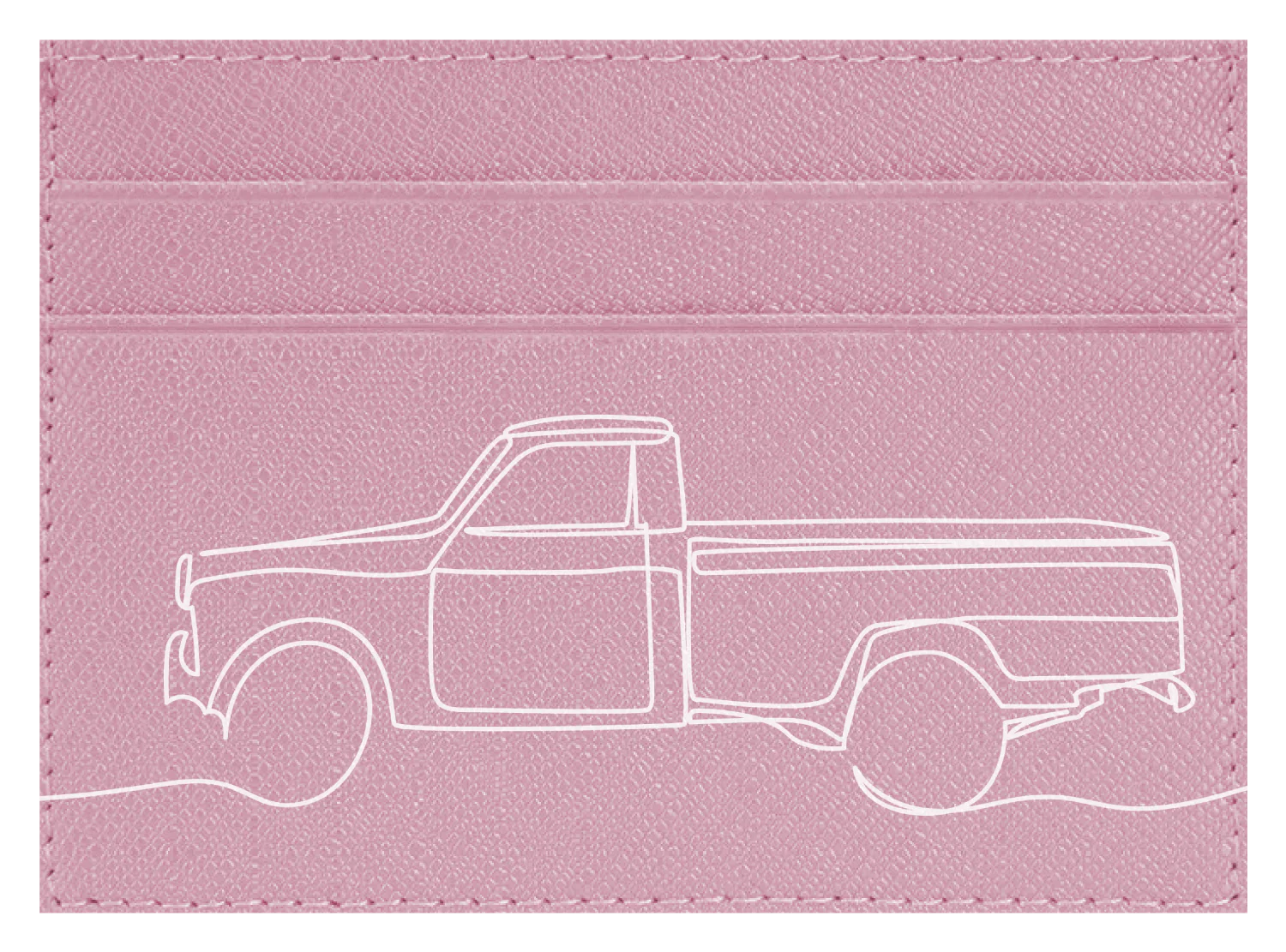 Pick Up Truck Line Art