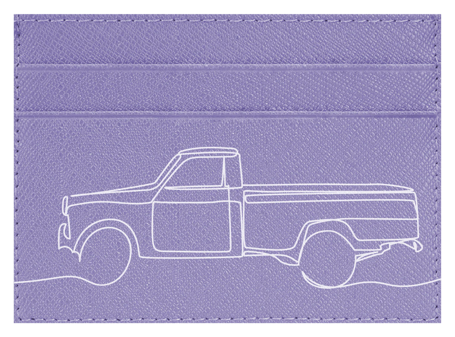 Pick Up Truck Line Art - Image 3