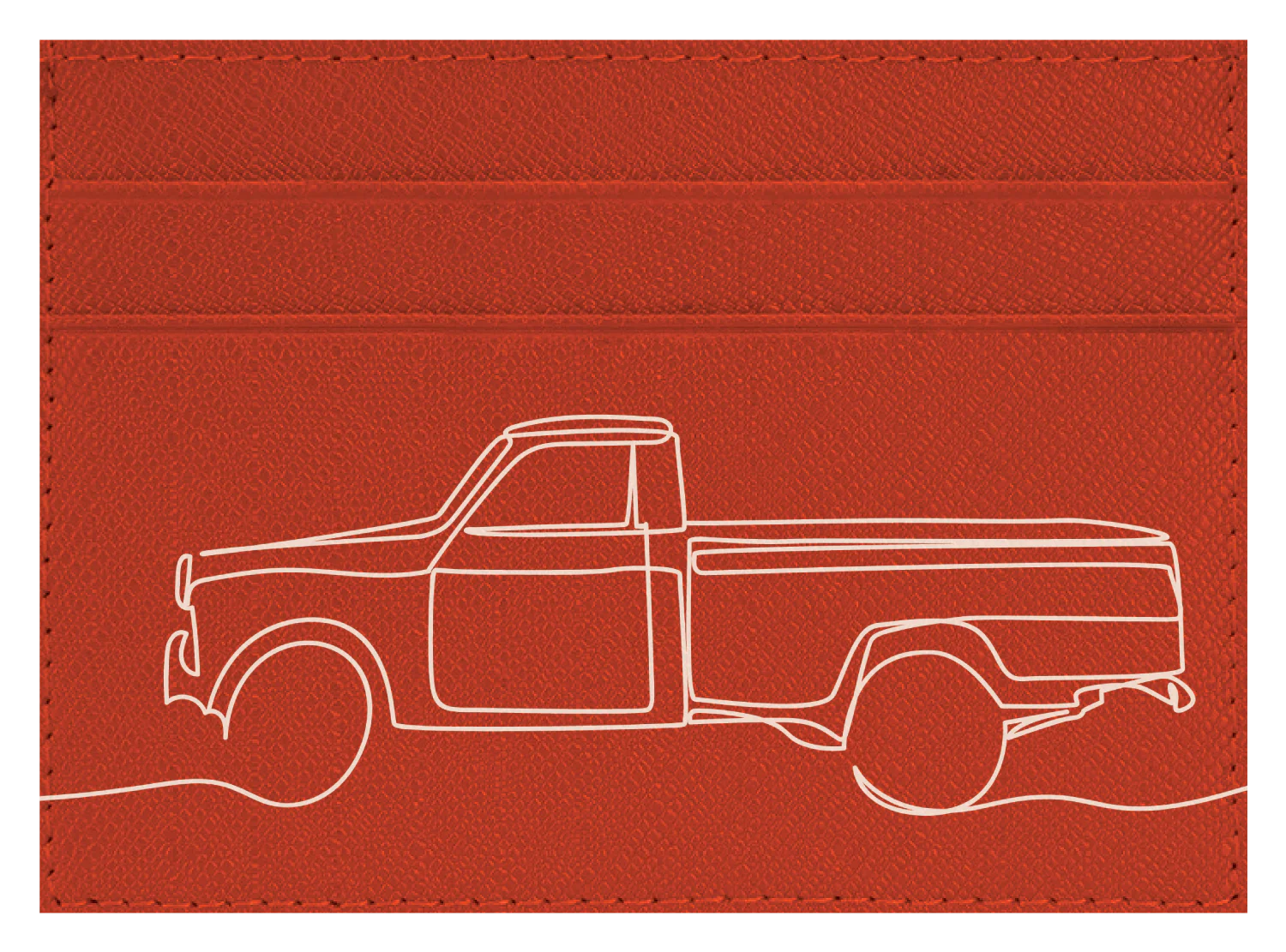 Pick Up Truck Line Art - Image 9