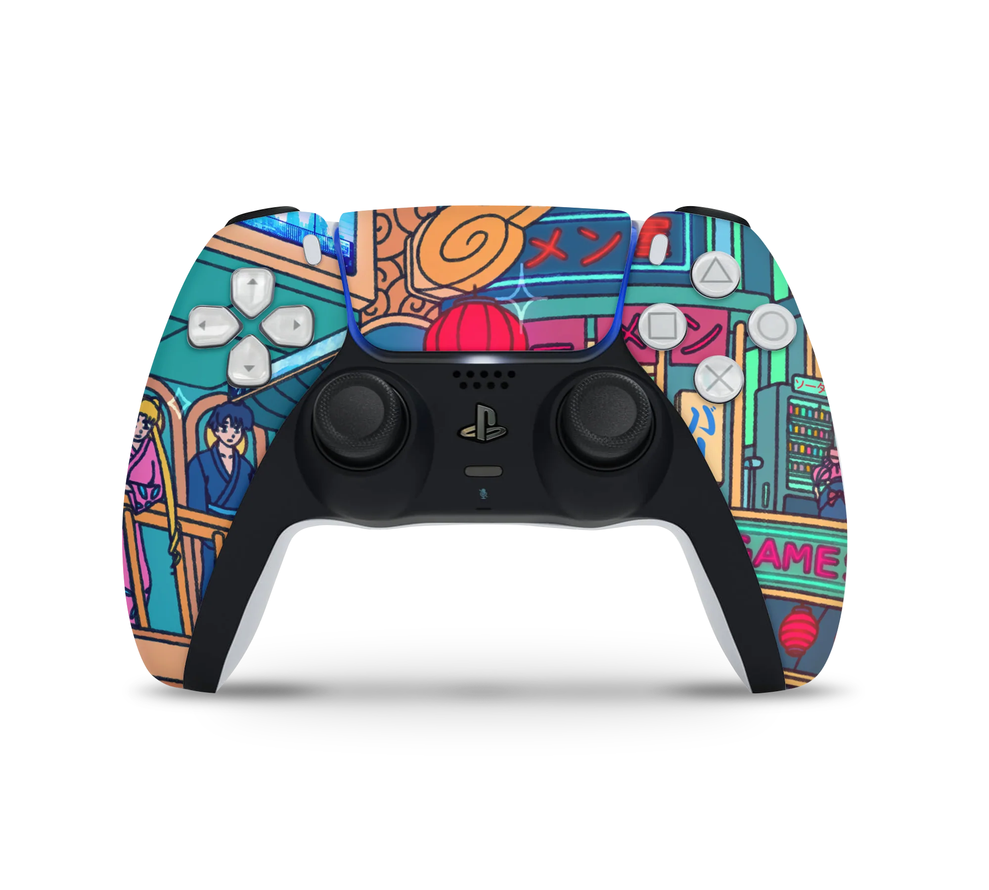 Playstation 5 Controller Skin Moon festival