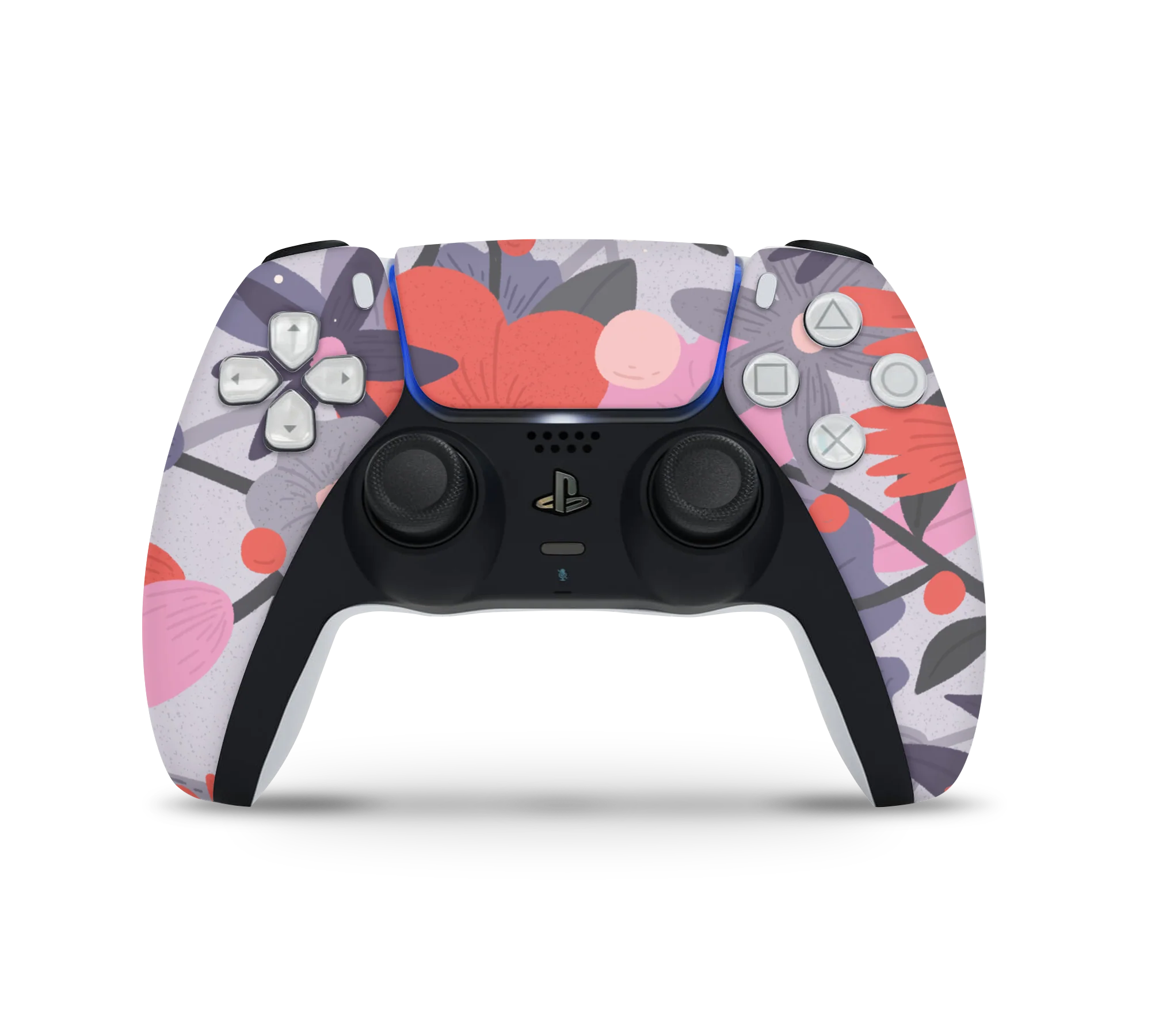 Playstation 5 Controller Skin Purple Floral