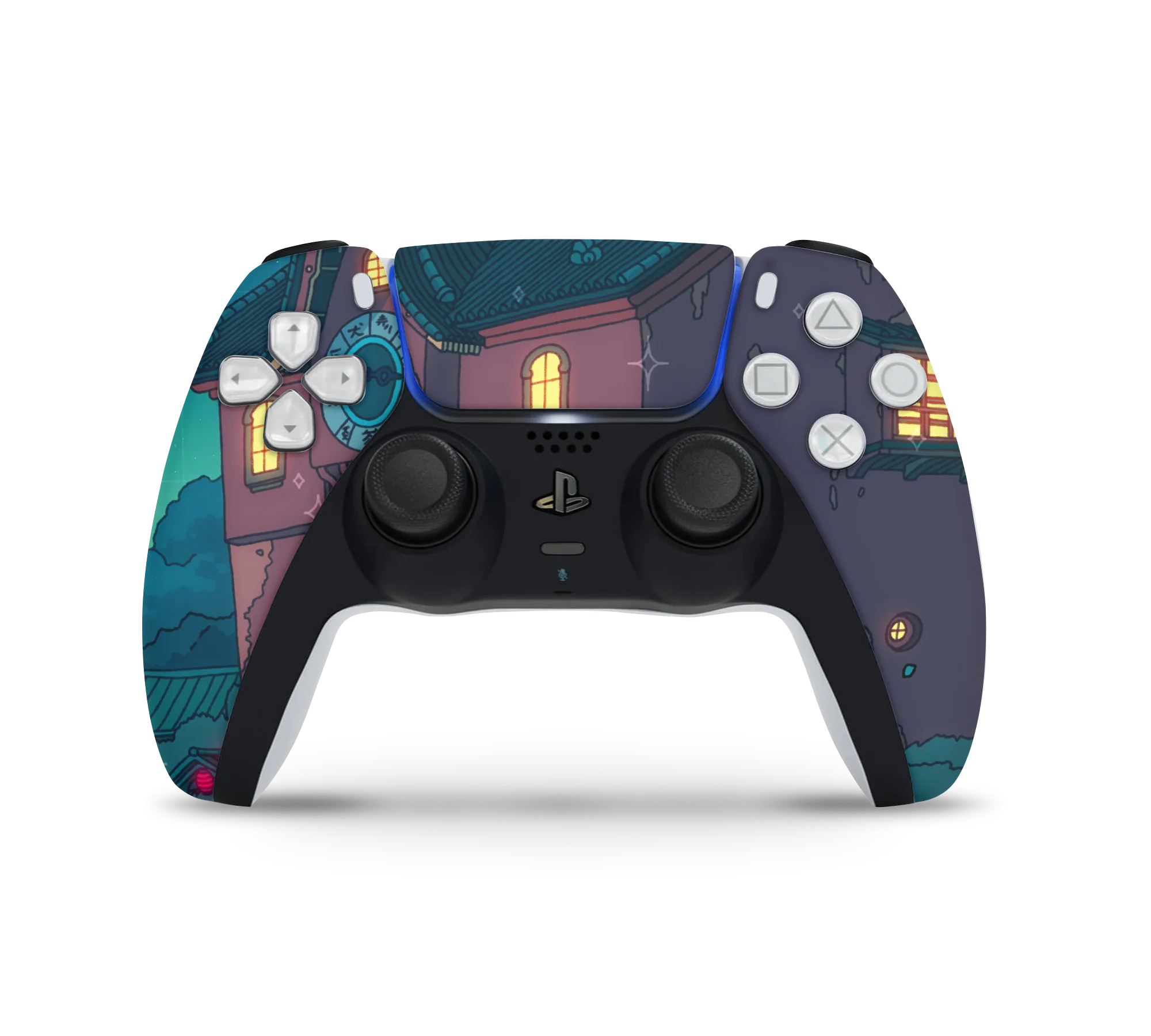 Playstation 5 Controller Skin Spirited Entrace Night