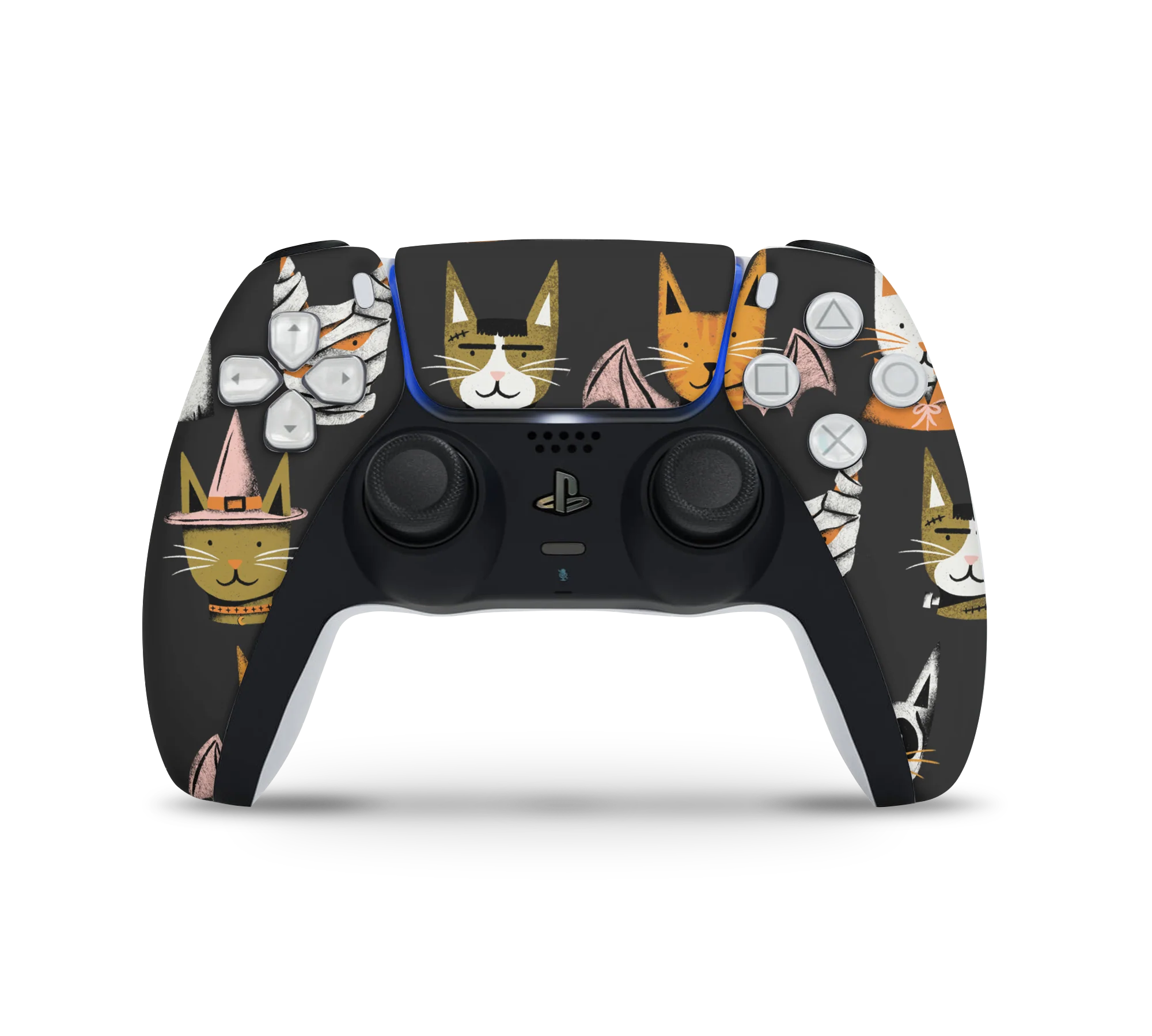 Playstation 5 Controller Skin Spooky Cats