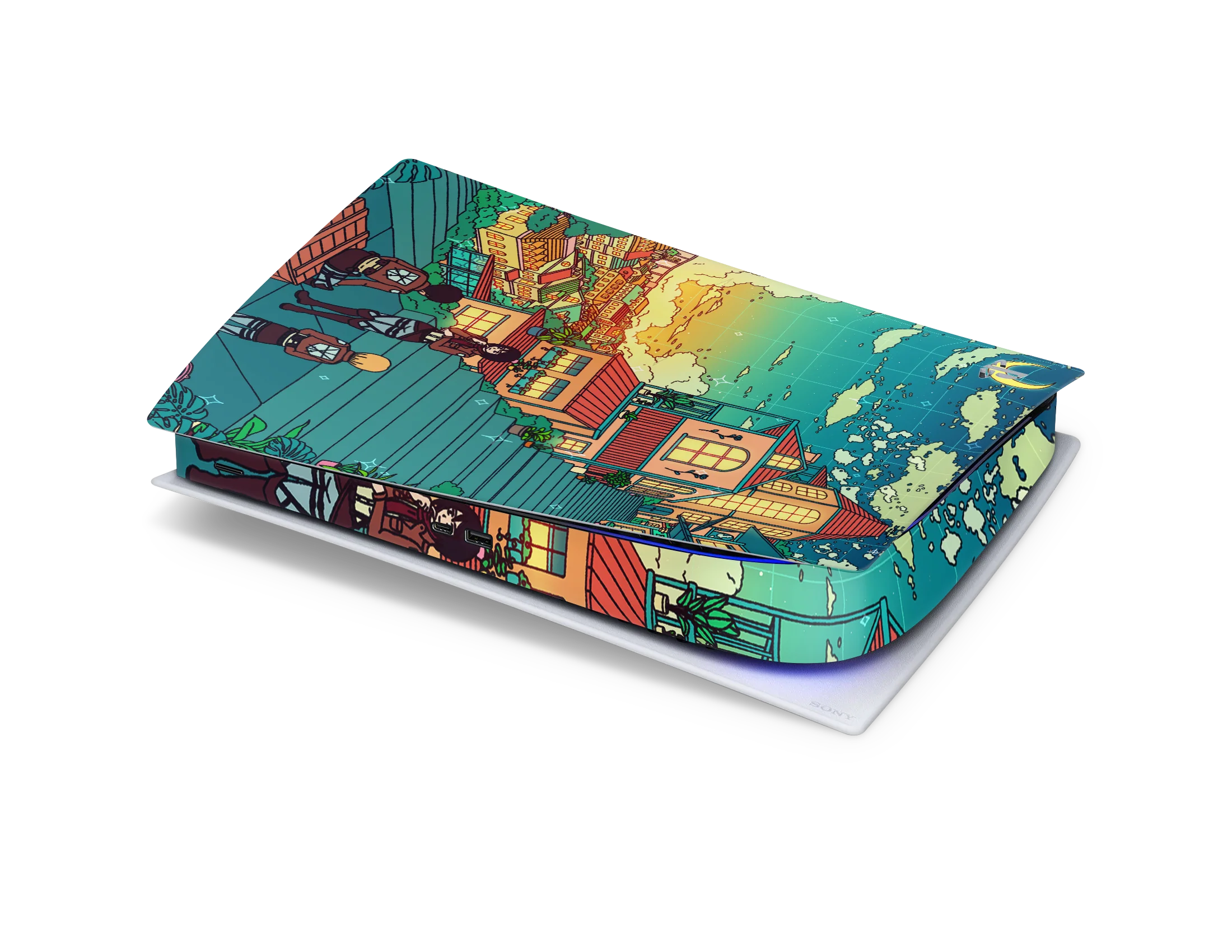Playstation 5 Digital Skin Titan and friends