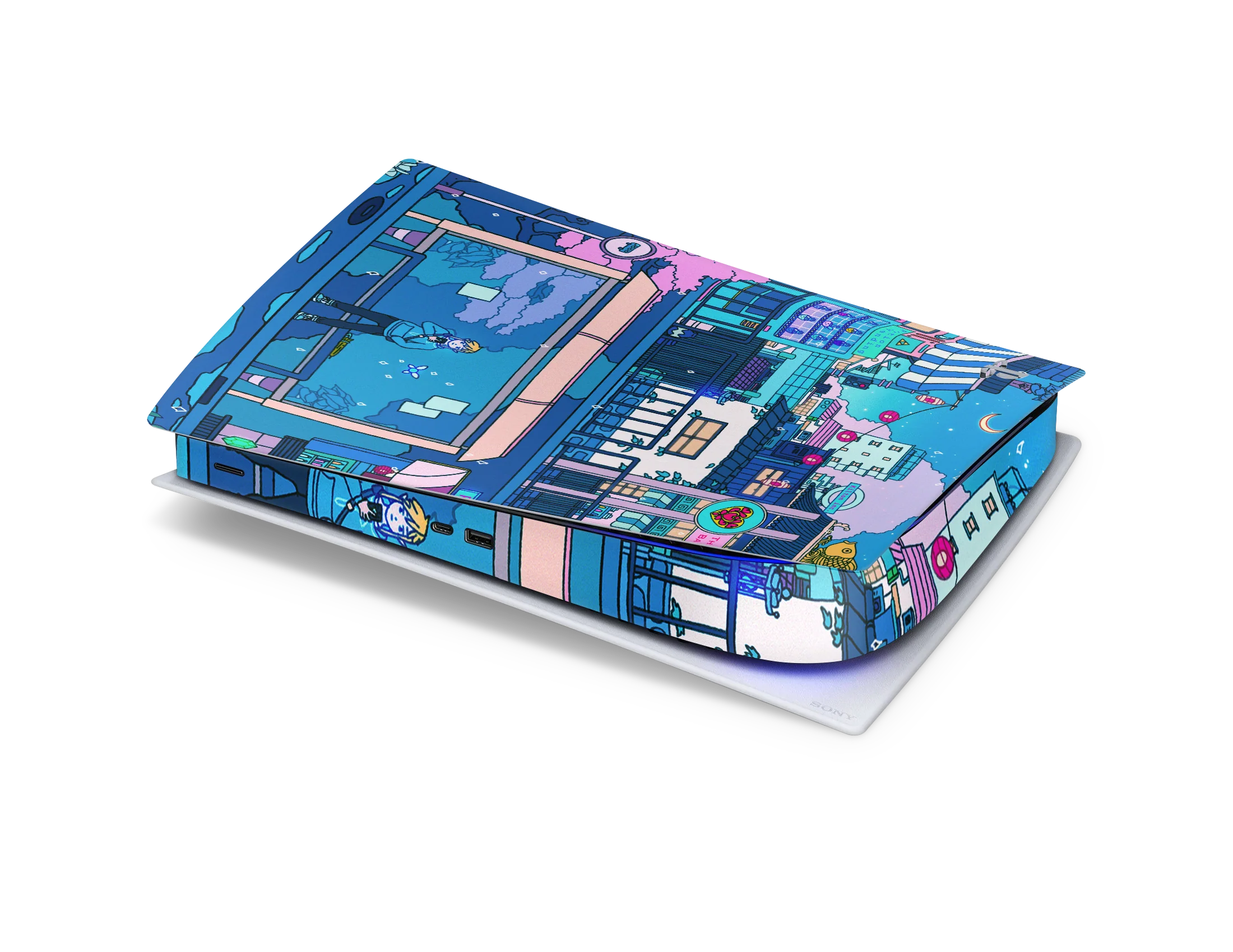 Playstation 5 Digital Skin Chill City
