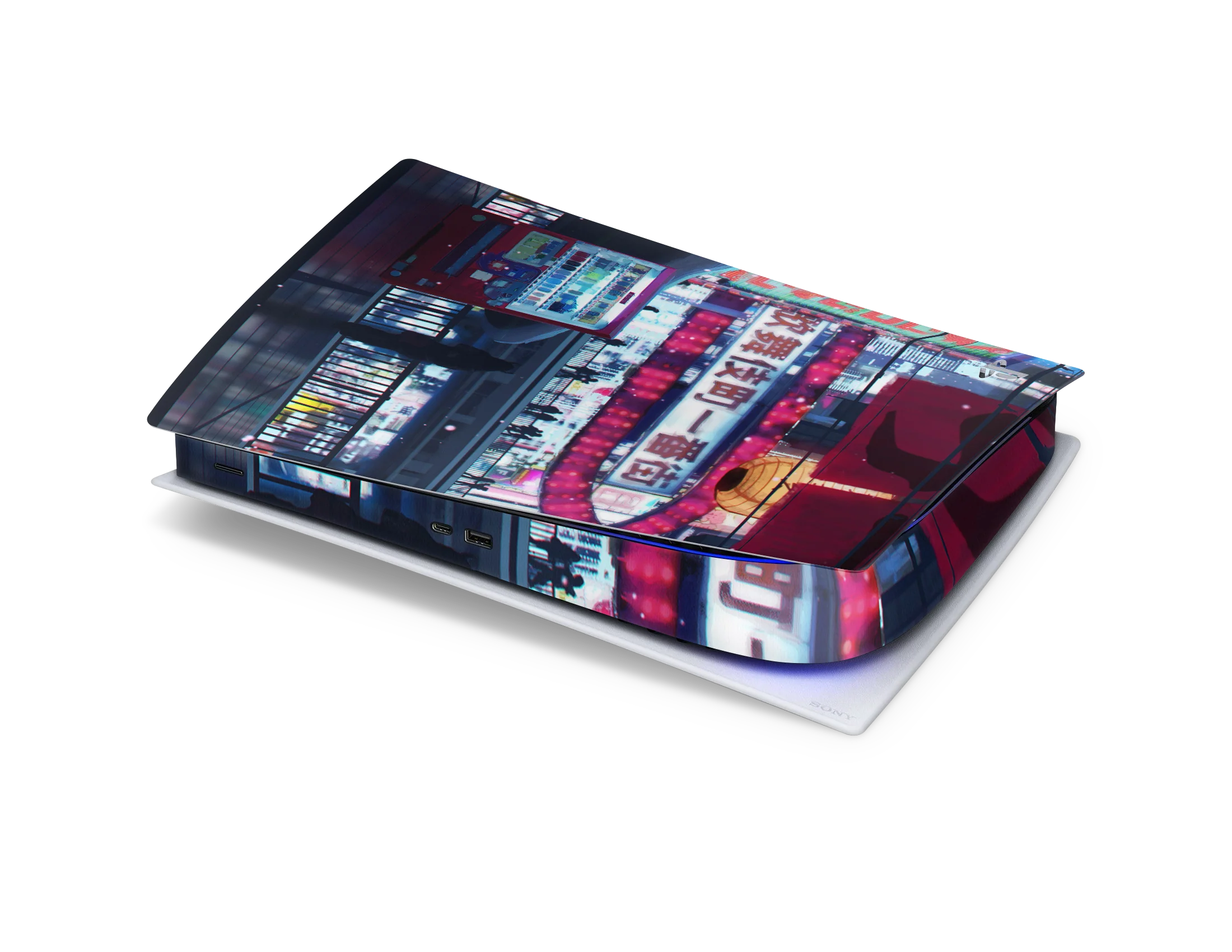 Playstation 5 Digital Skin Cyberpunk Streets