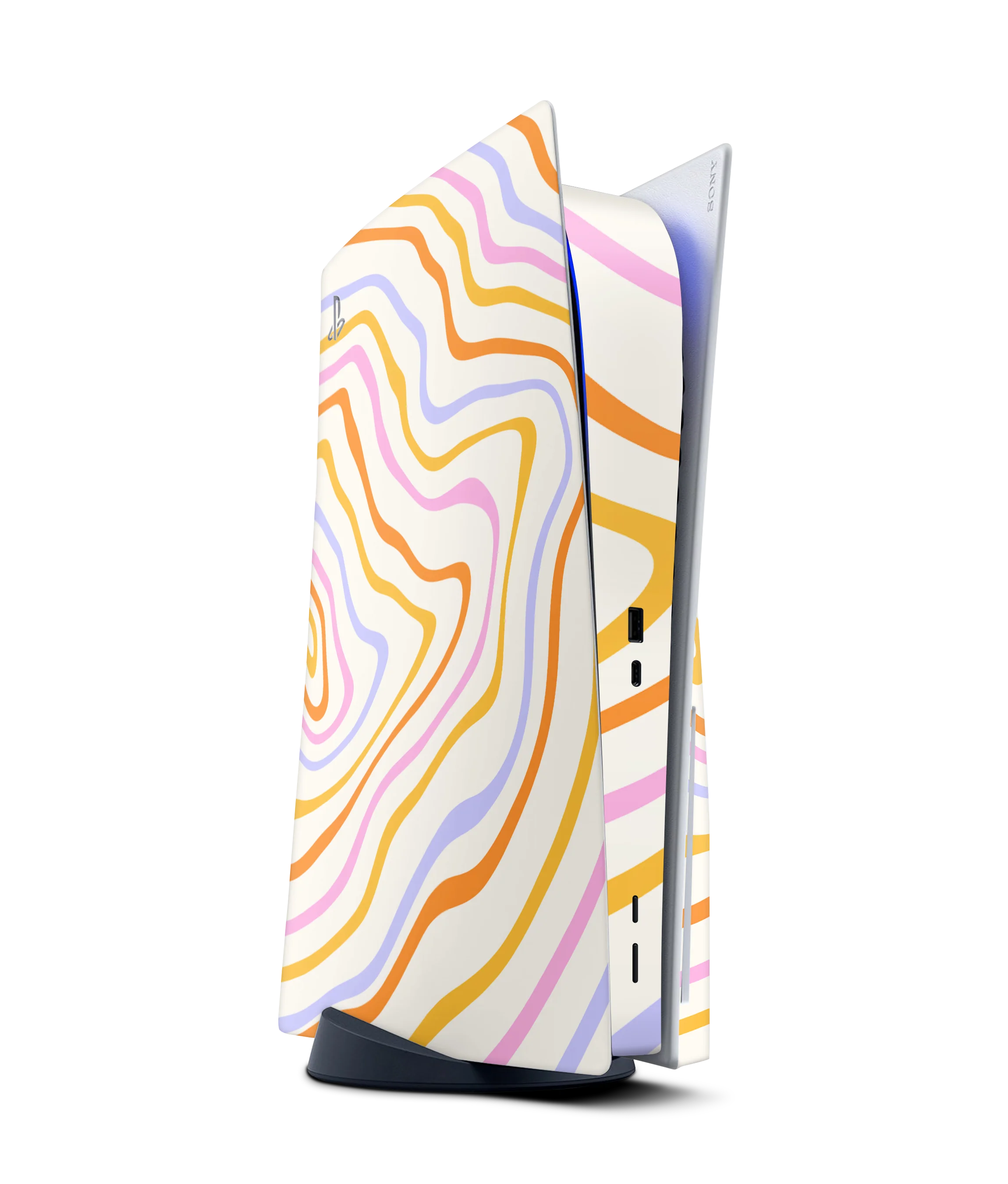 PlayStation 5 Disc Skin Abstract Rainbow