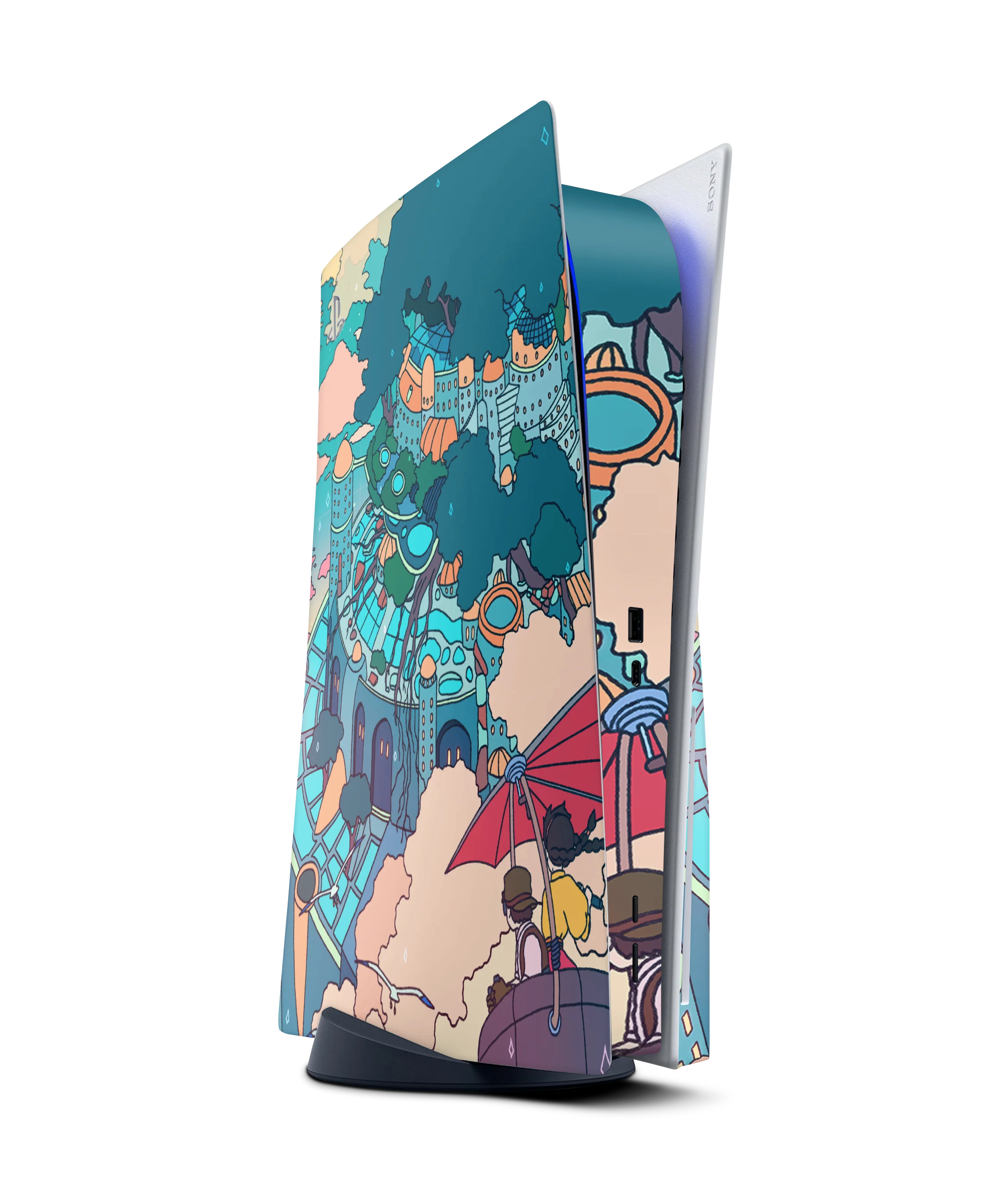 PlayStation 5 Disc Skin Castle in the Sky