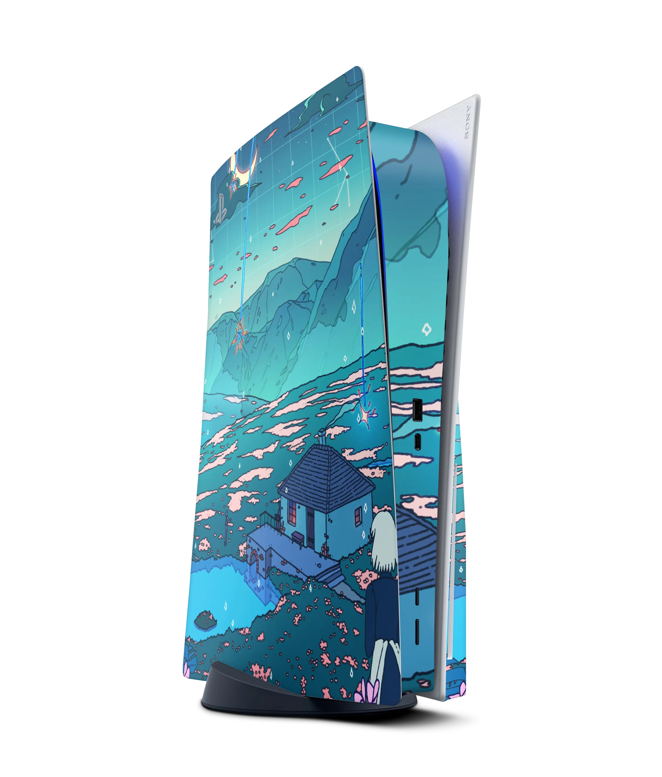 PlayStation 5 Disc Skin Crystal Shower