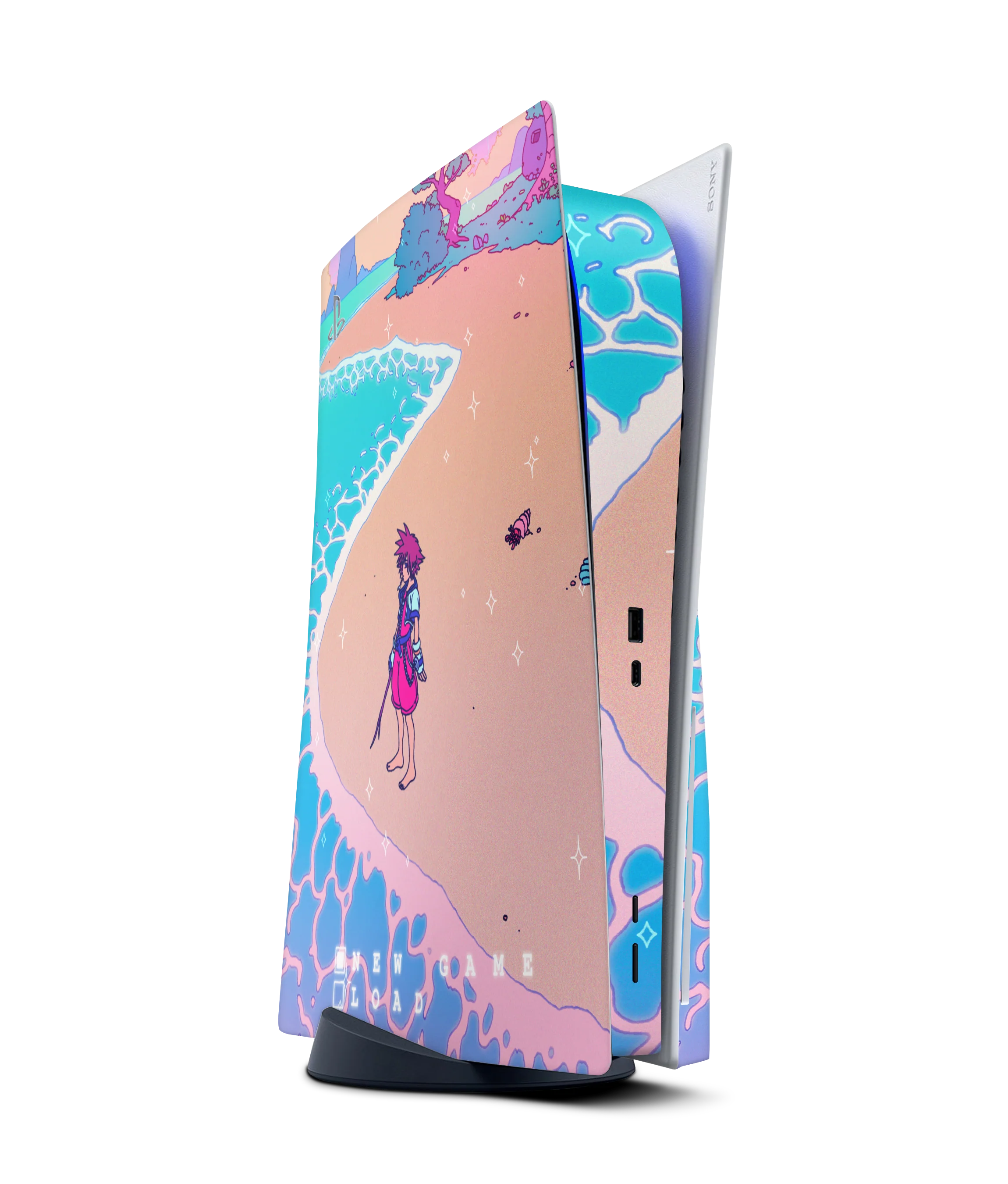 PlayStation 5 Disc Skin KH Waves