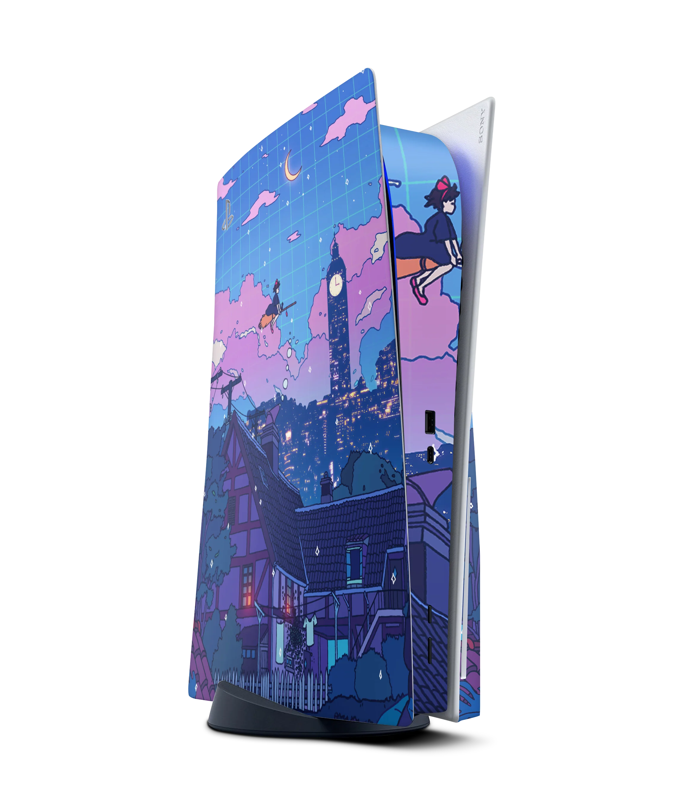 PlayStation 5 Disc Skin Night Flight