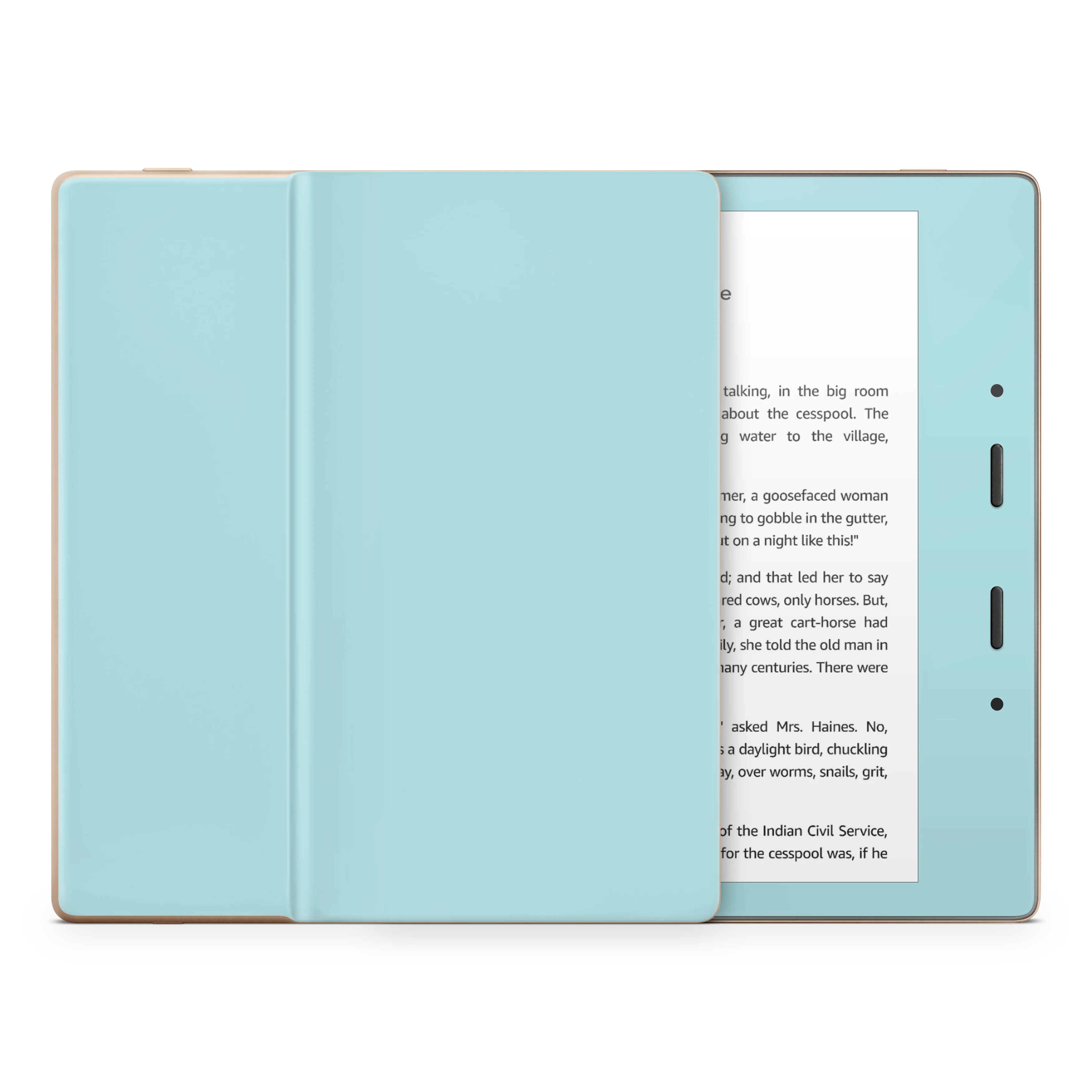 Powder Blue Kindle eReader Skin - Image 5