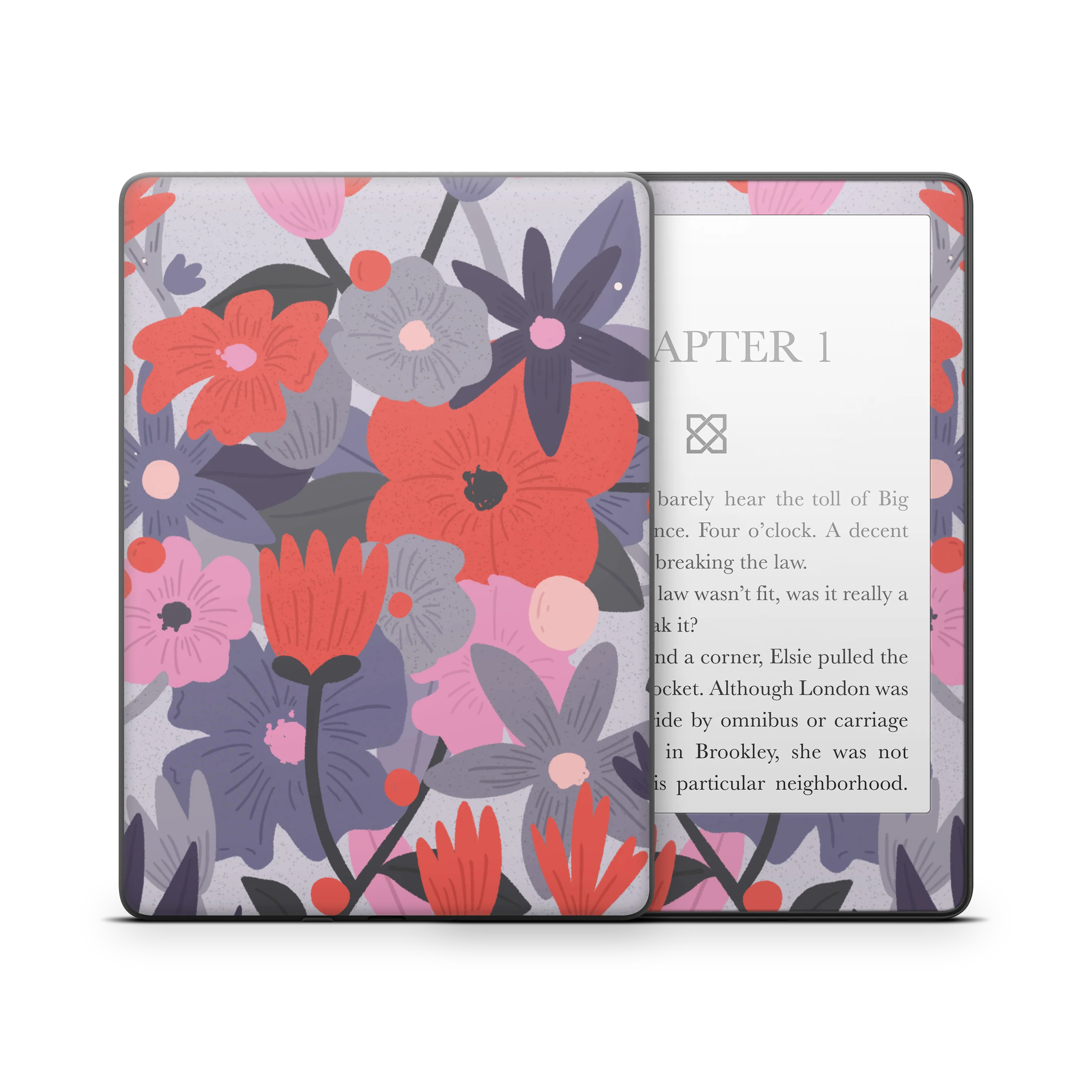 Purple Floral Kindle Skin - Image 5