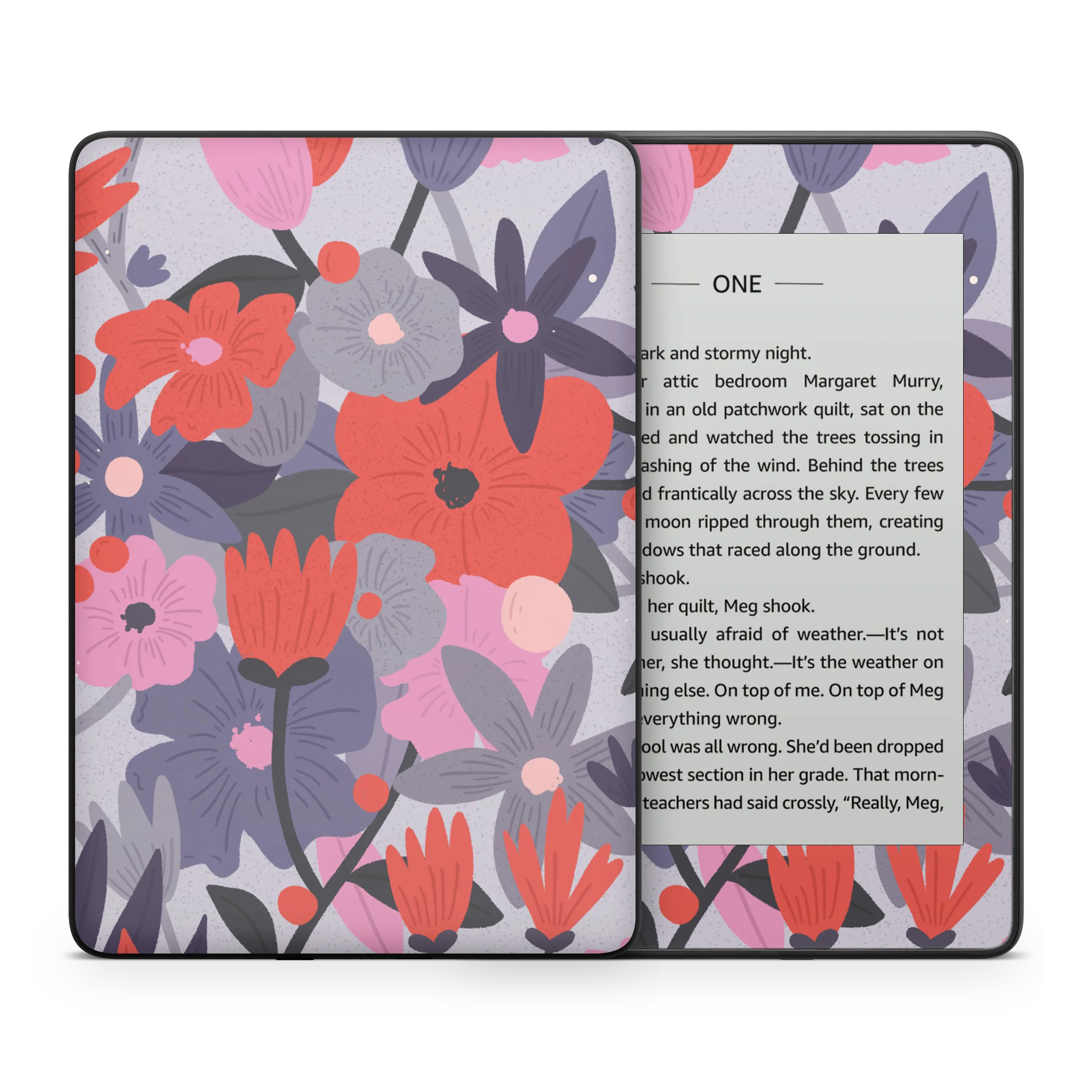 Purple Floral Kindle Skin - Image 6