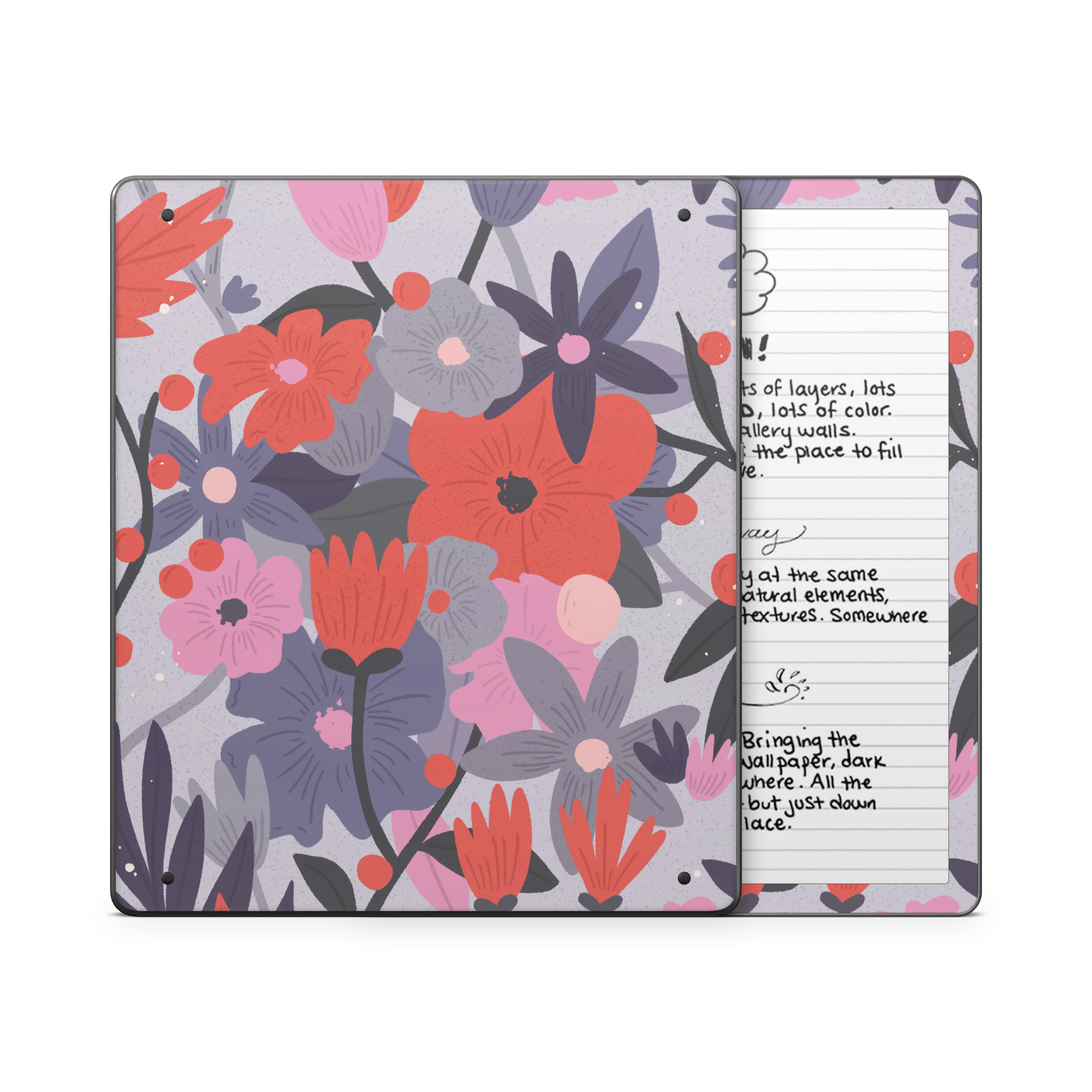 Purple Floral Kindle Skin - Image 7