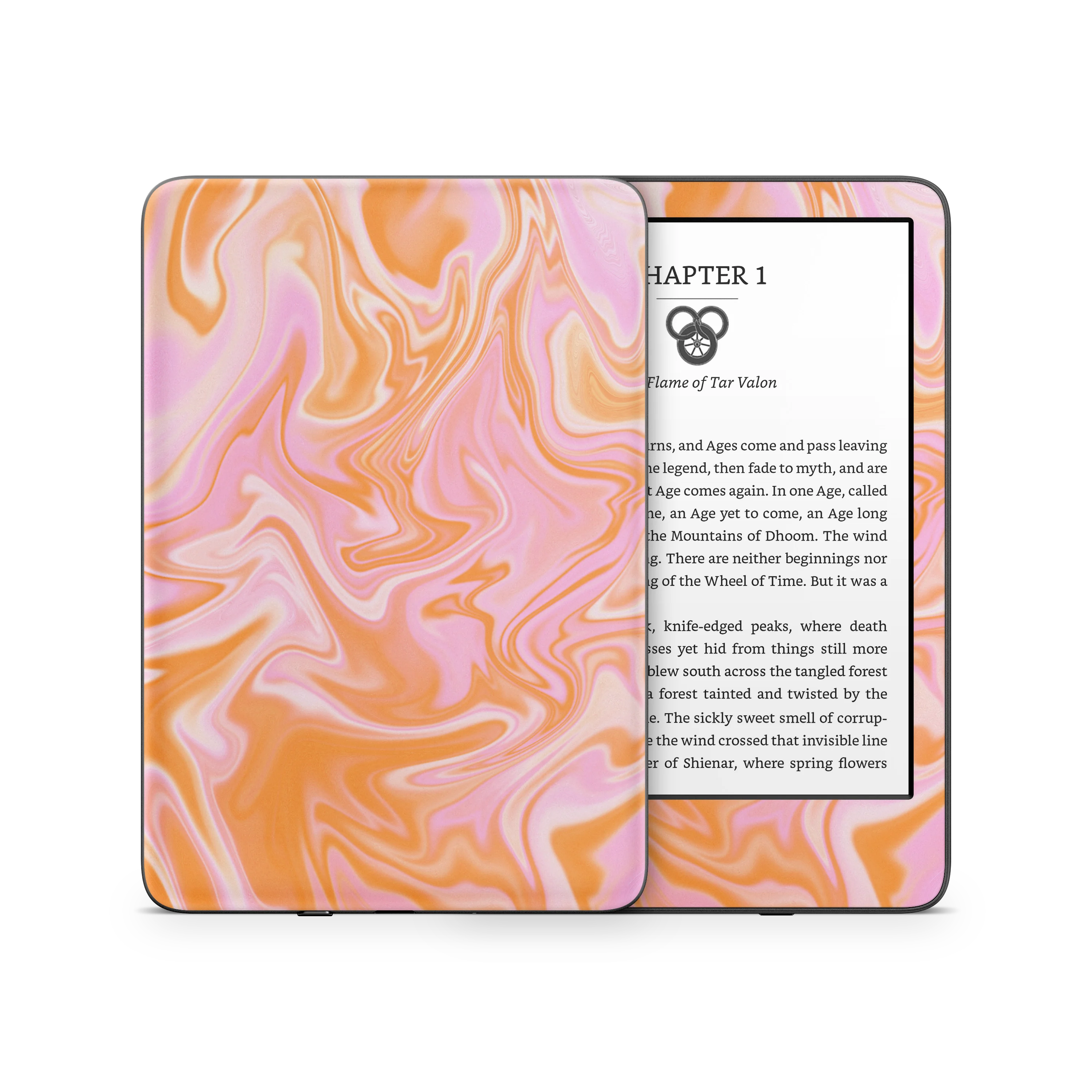 Retro Lava Kindle Skin