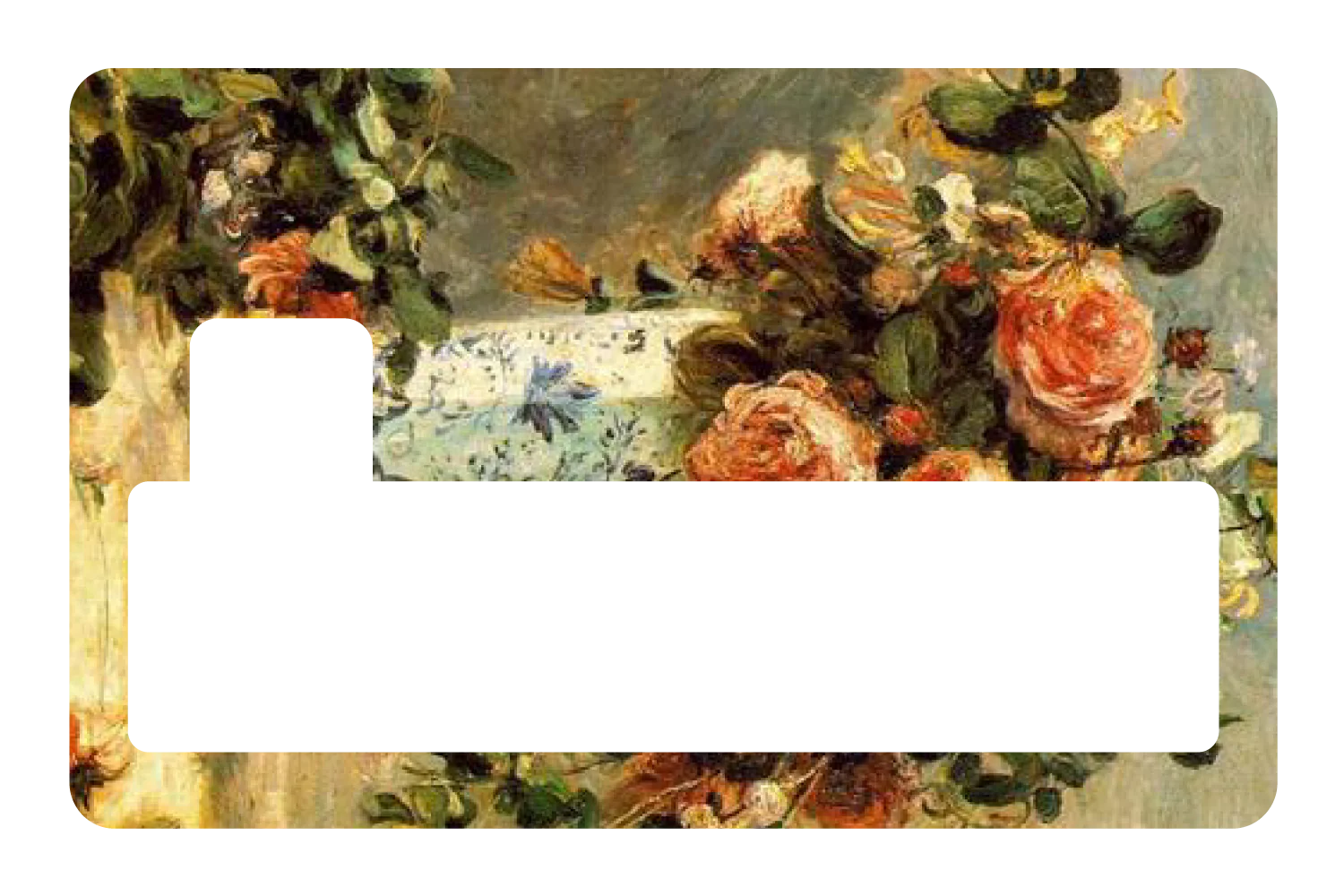 Roses and Jasmine in a Delft Vase - Image 4