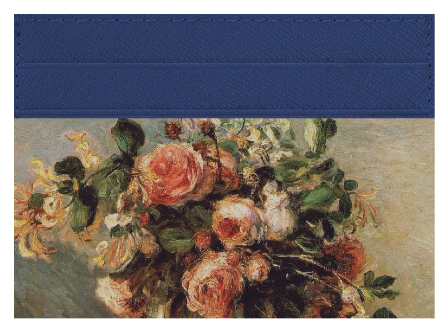 Roses and Jasmine In a Delft Vase - Image 2