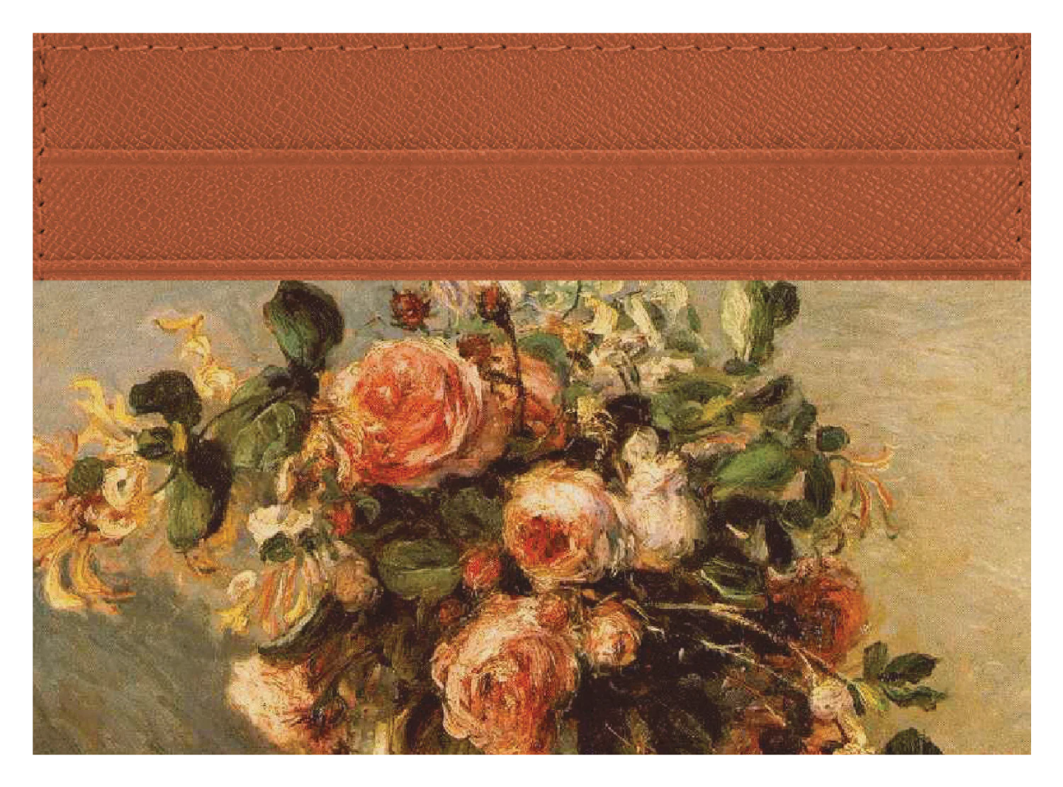 Roses and Jasmine In a Delft Vase - Image 3