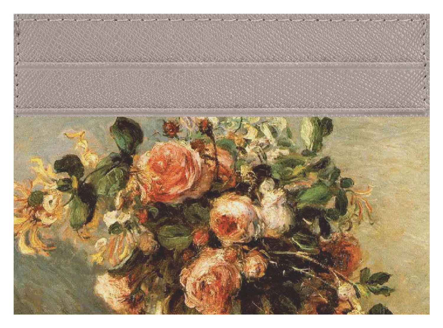 Roses and Jasmine In a Delft Vase - Image 4