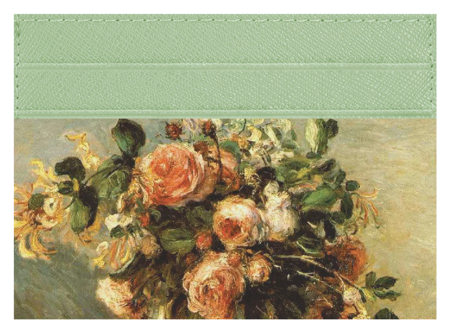 Roses and Jasmine In a Delft Vase - Image 5