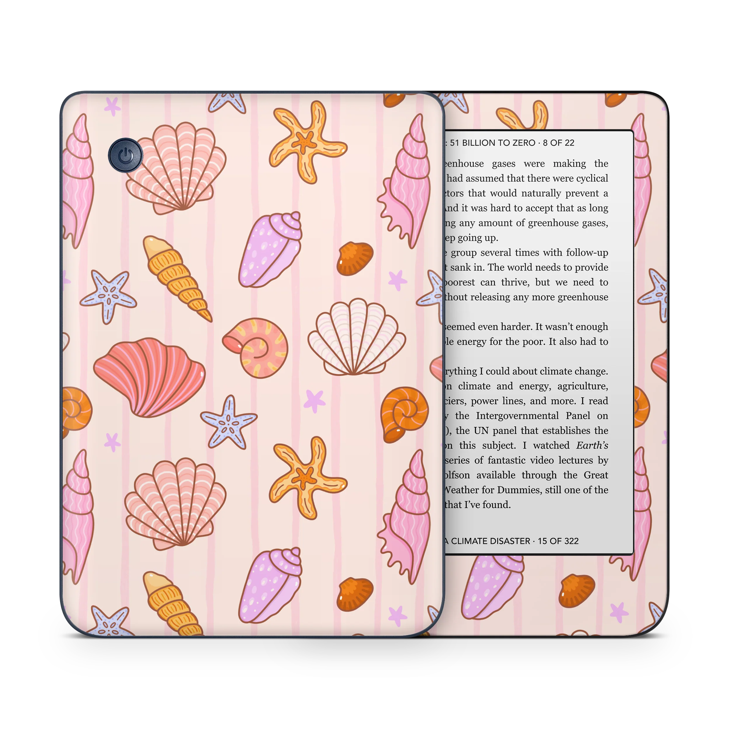 Seashells Kobo Skin