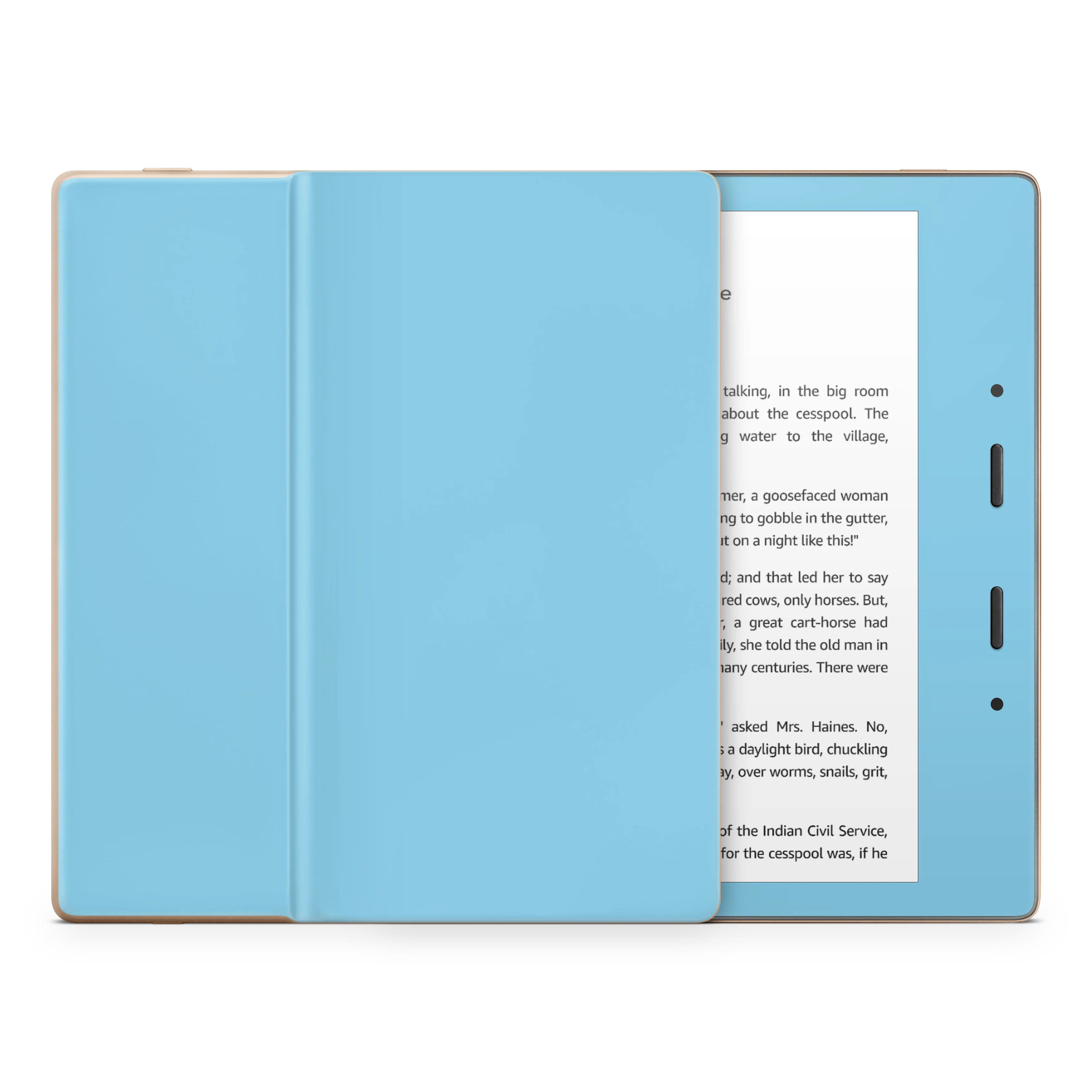 Sky Blue Kindle eReader Skin - Image 5