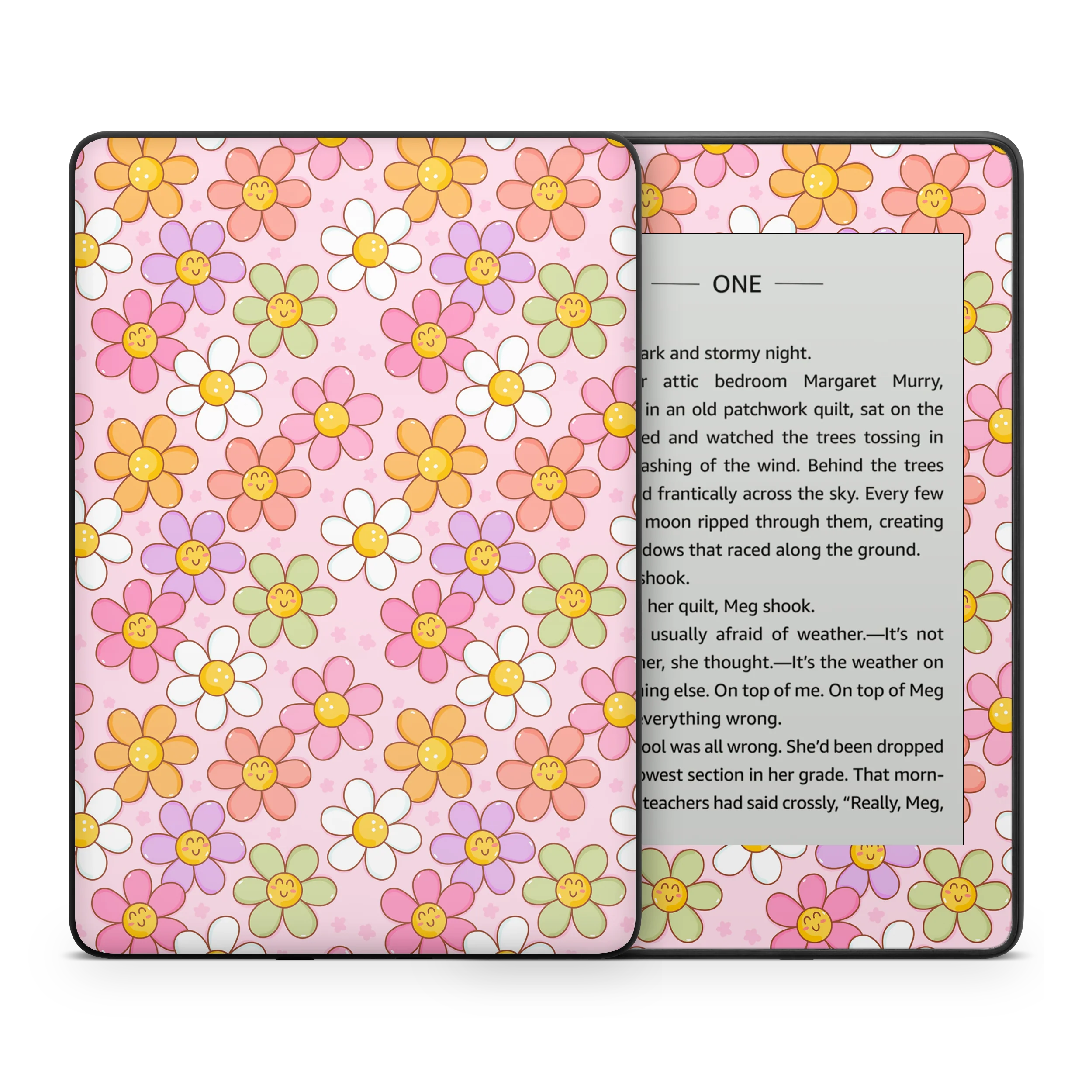 Smiley Flowers Kindle Skin - Image 6