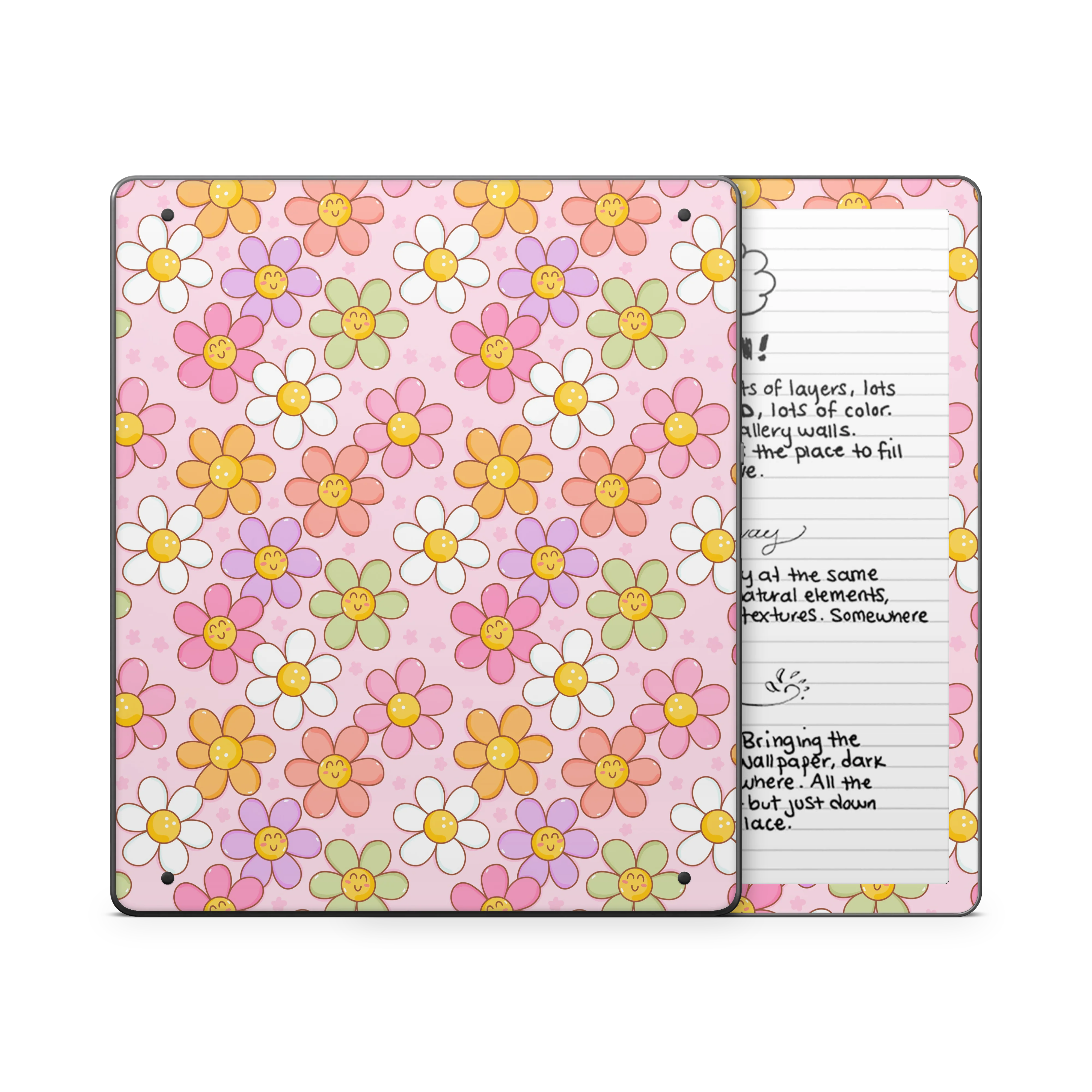 Smiley Flowers Kindle Skin - Image 7