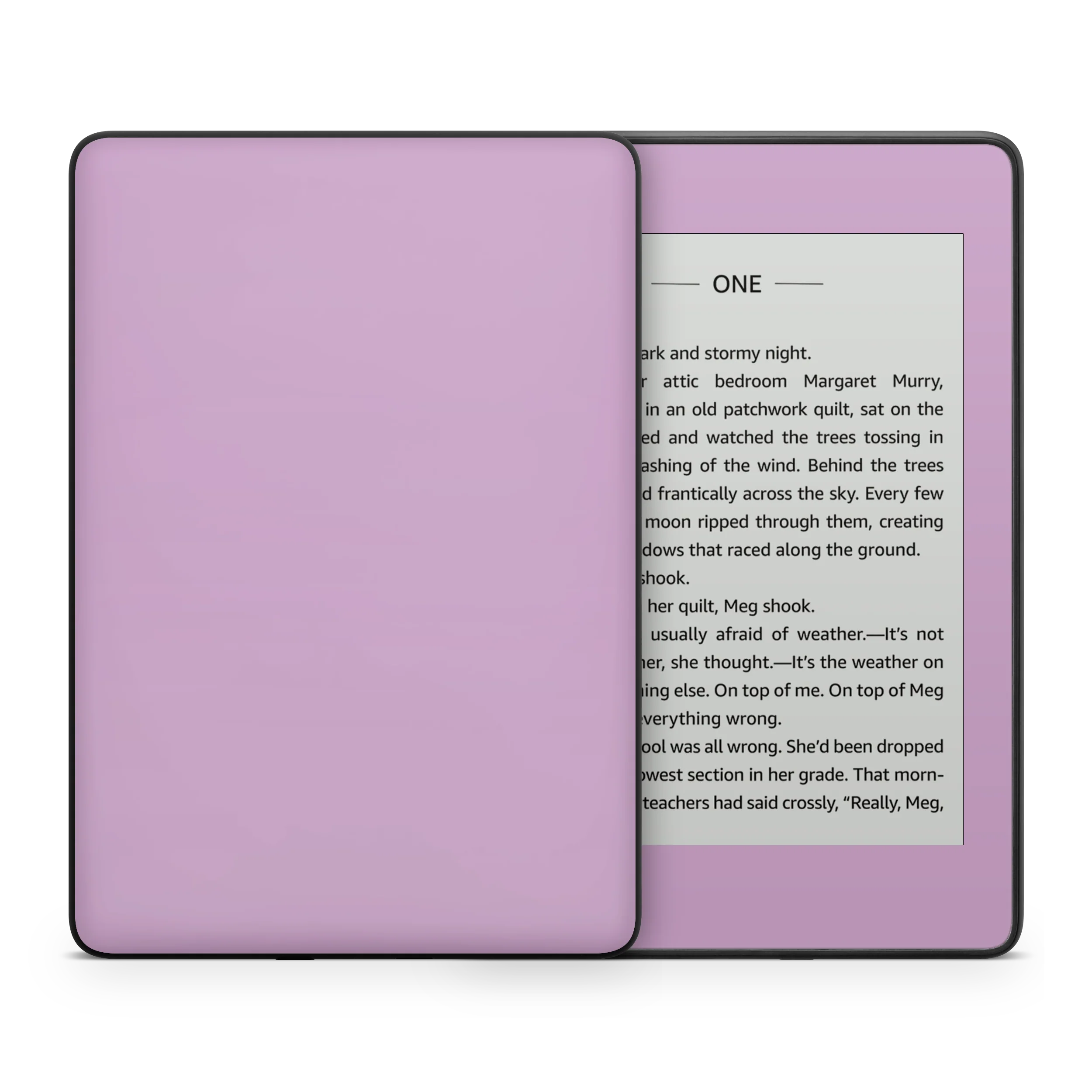 Soft Lilac Kindle eReader Skin - Image 3