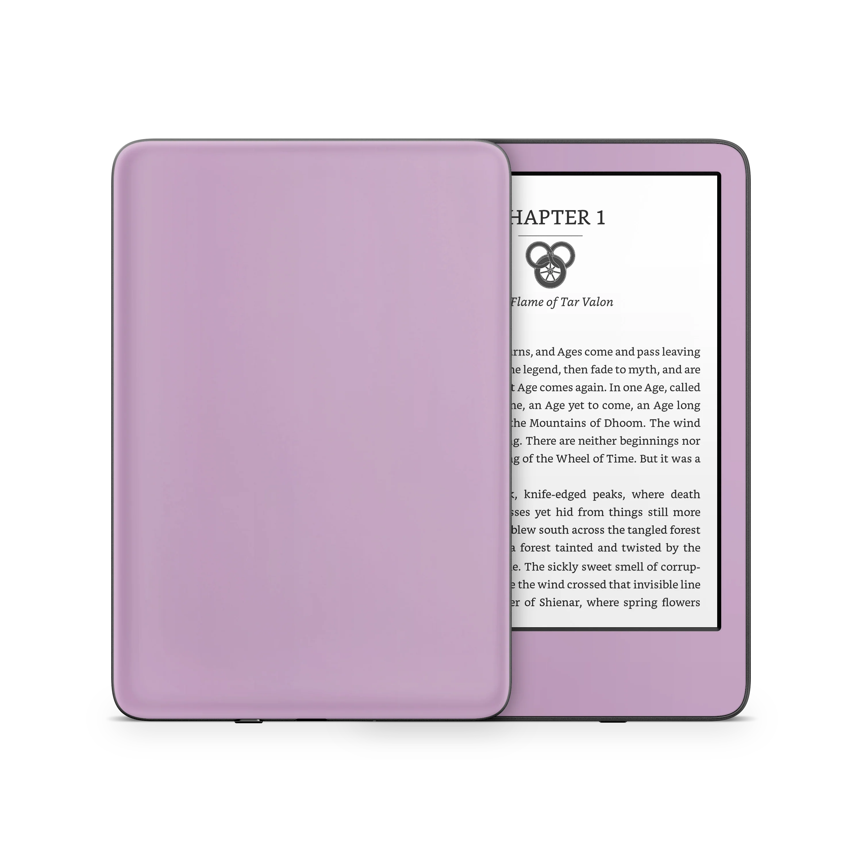Soft Lilac Kindle eReader Skin - Image 6