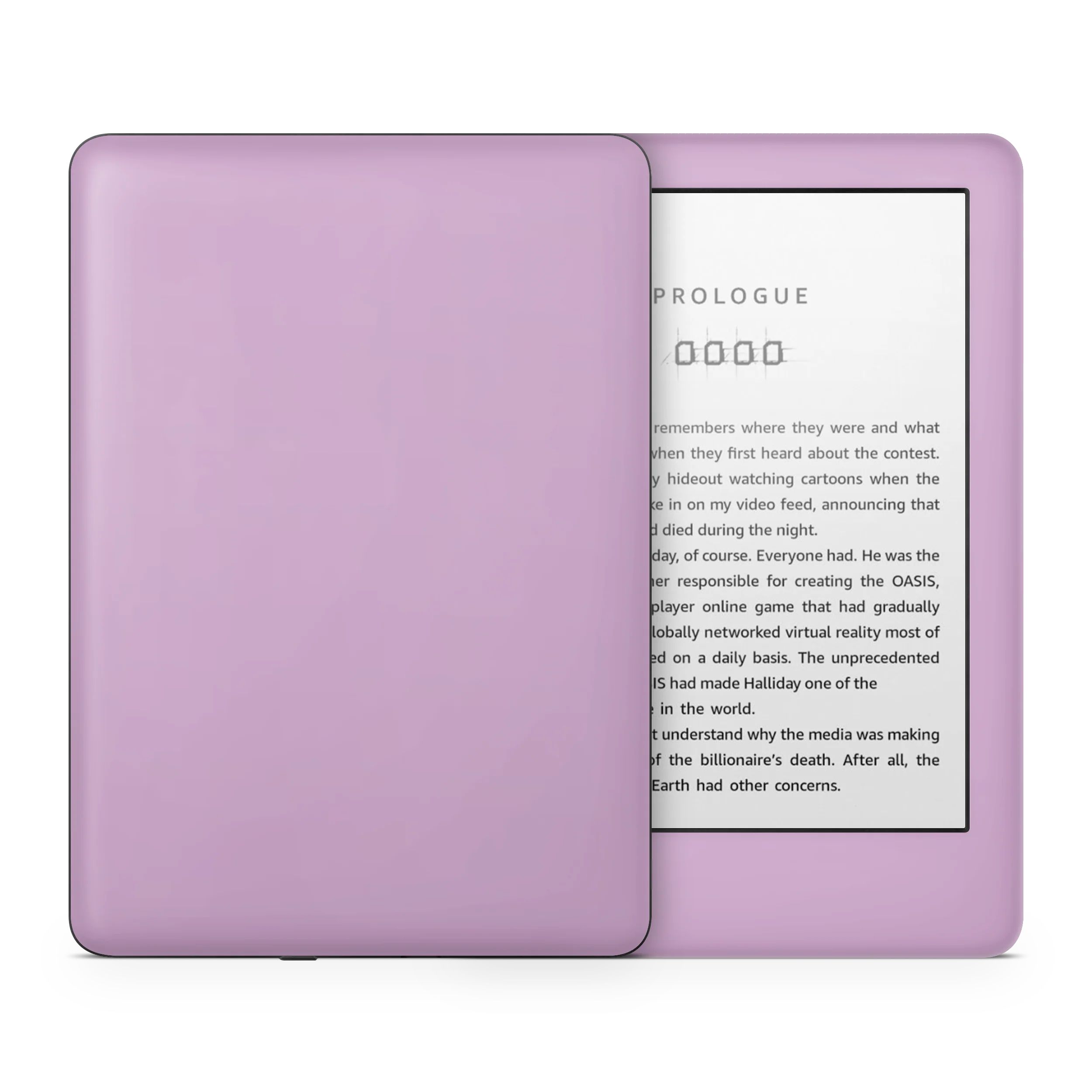 Soft Lilac Kindle eReader Skin - Image 7