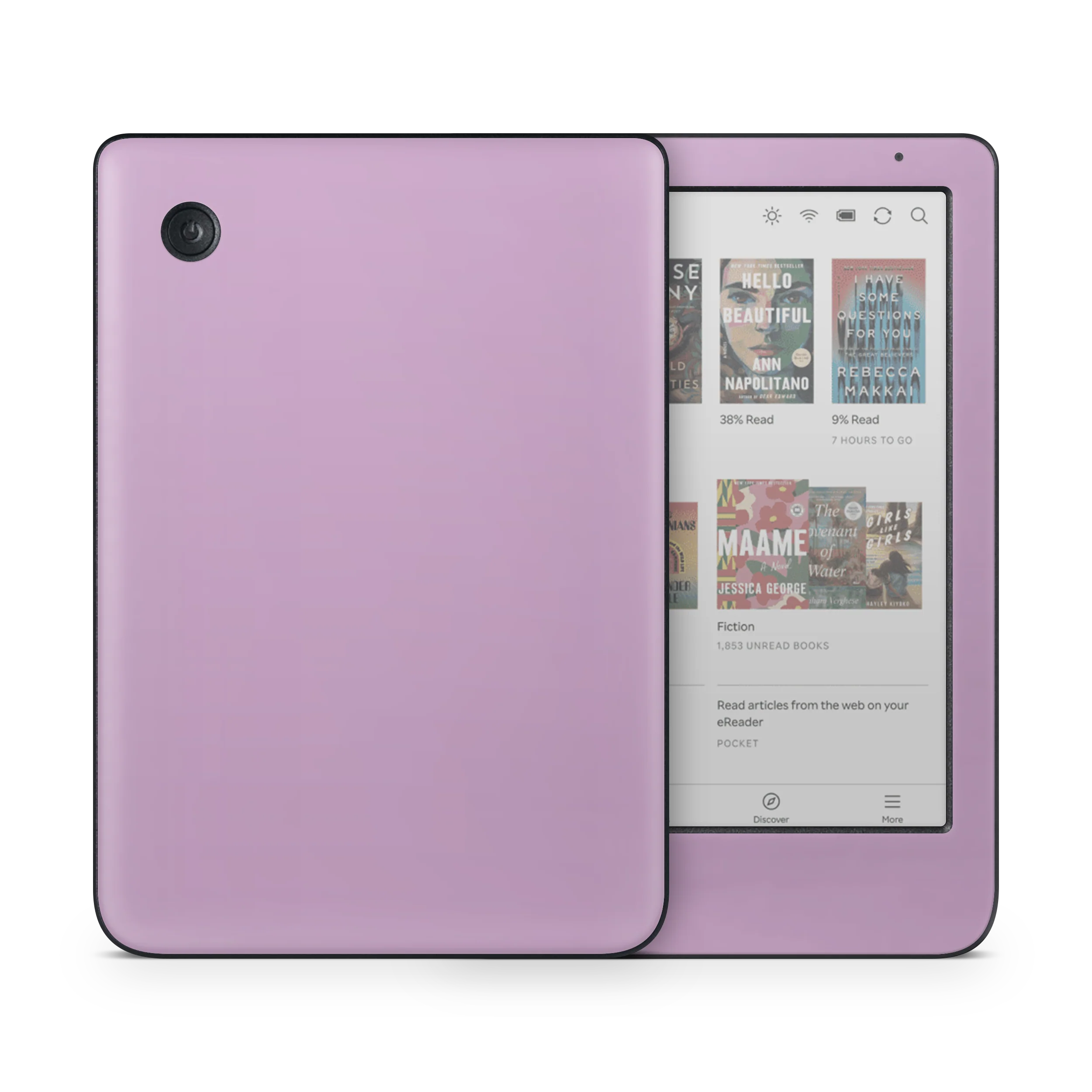 Soft Lilac Kobo eReader Skin - Image 3