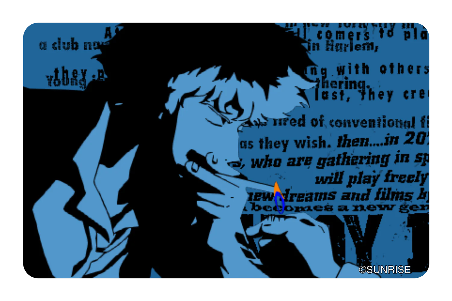 Spike in blue