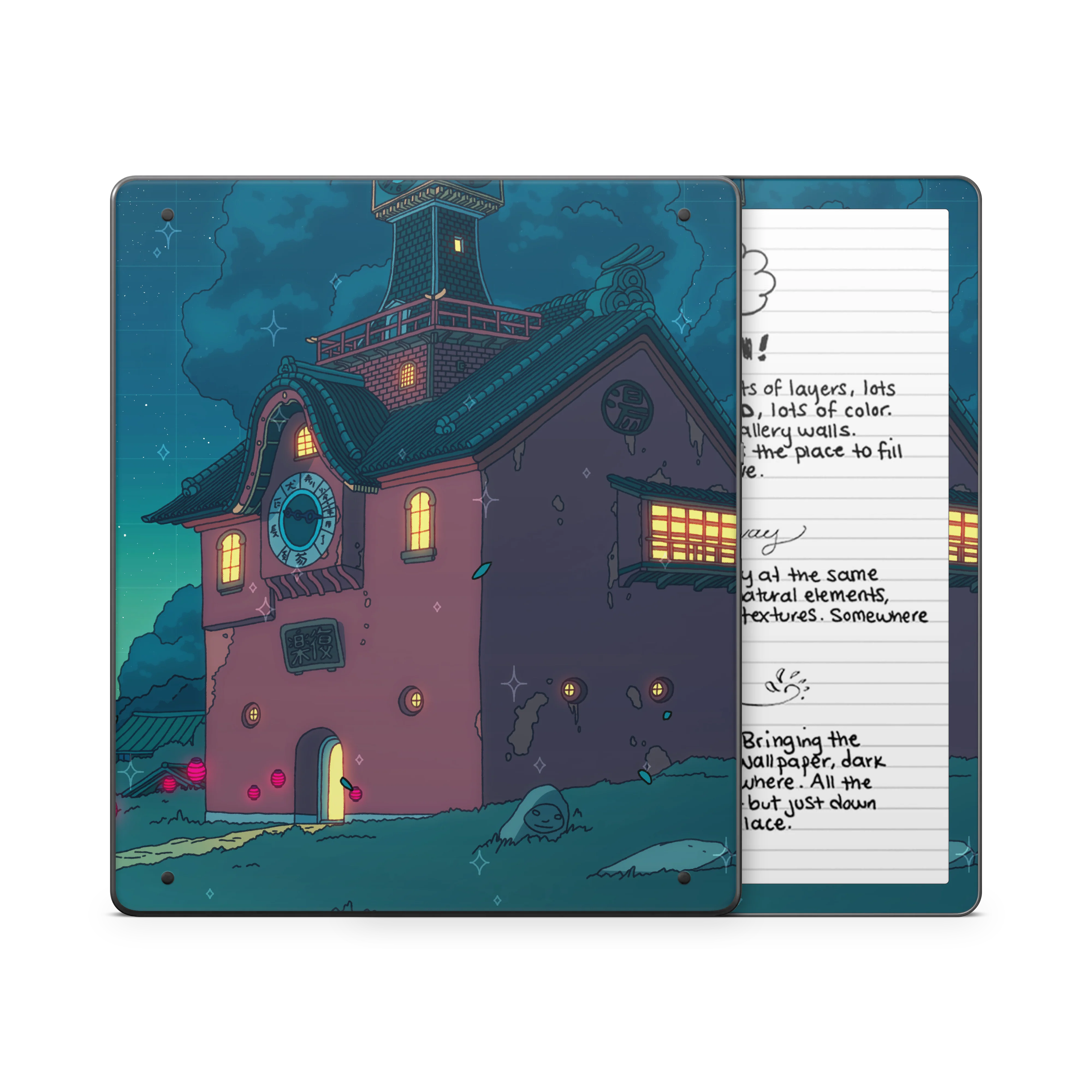 Spirited Entrace Night Kindle Skin - Image 7