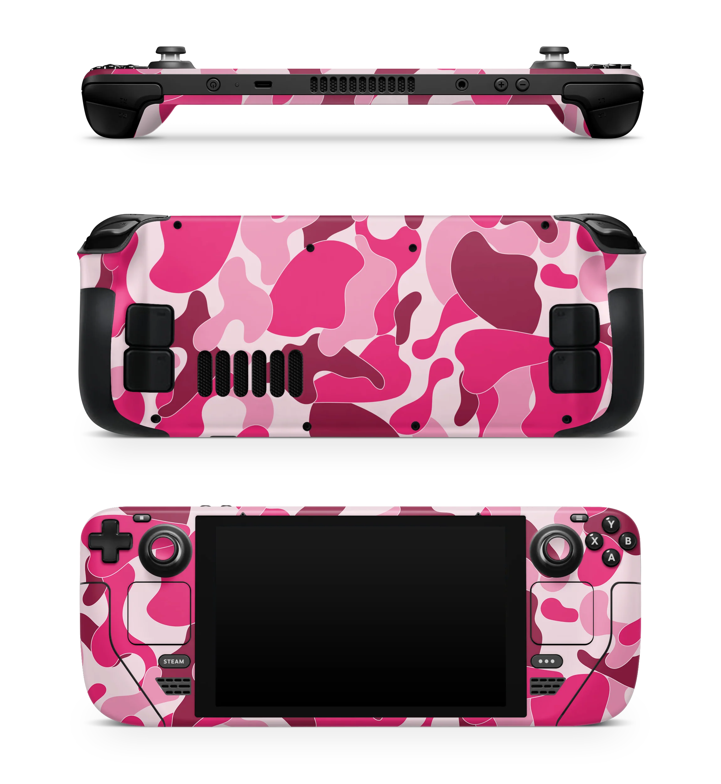 Steam Deck Ape Camo Pink