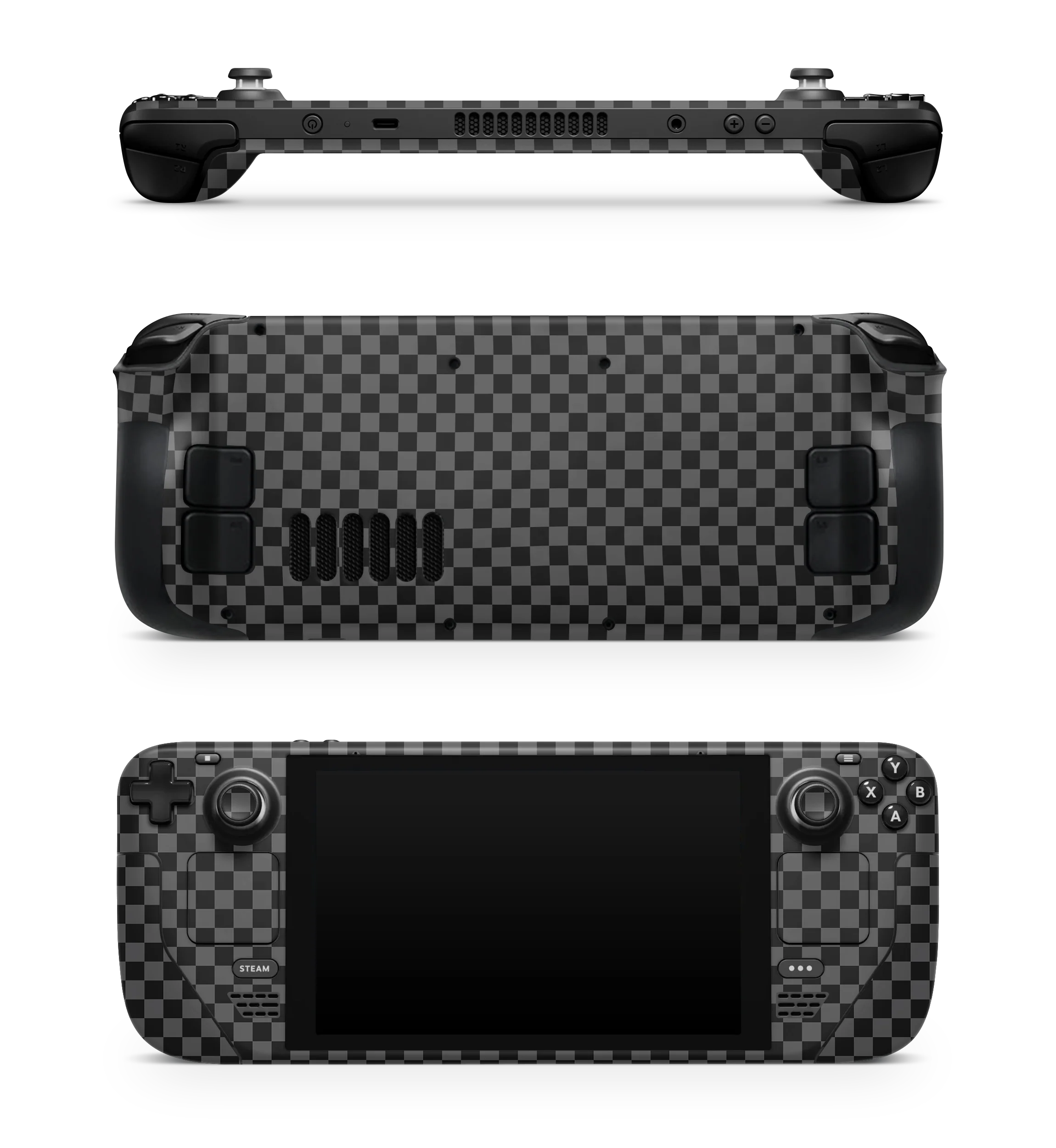 Steam Deck Checkers black