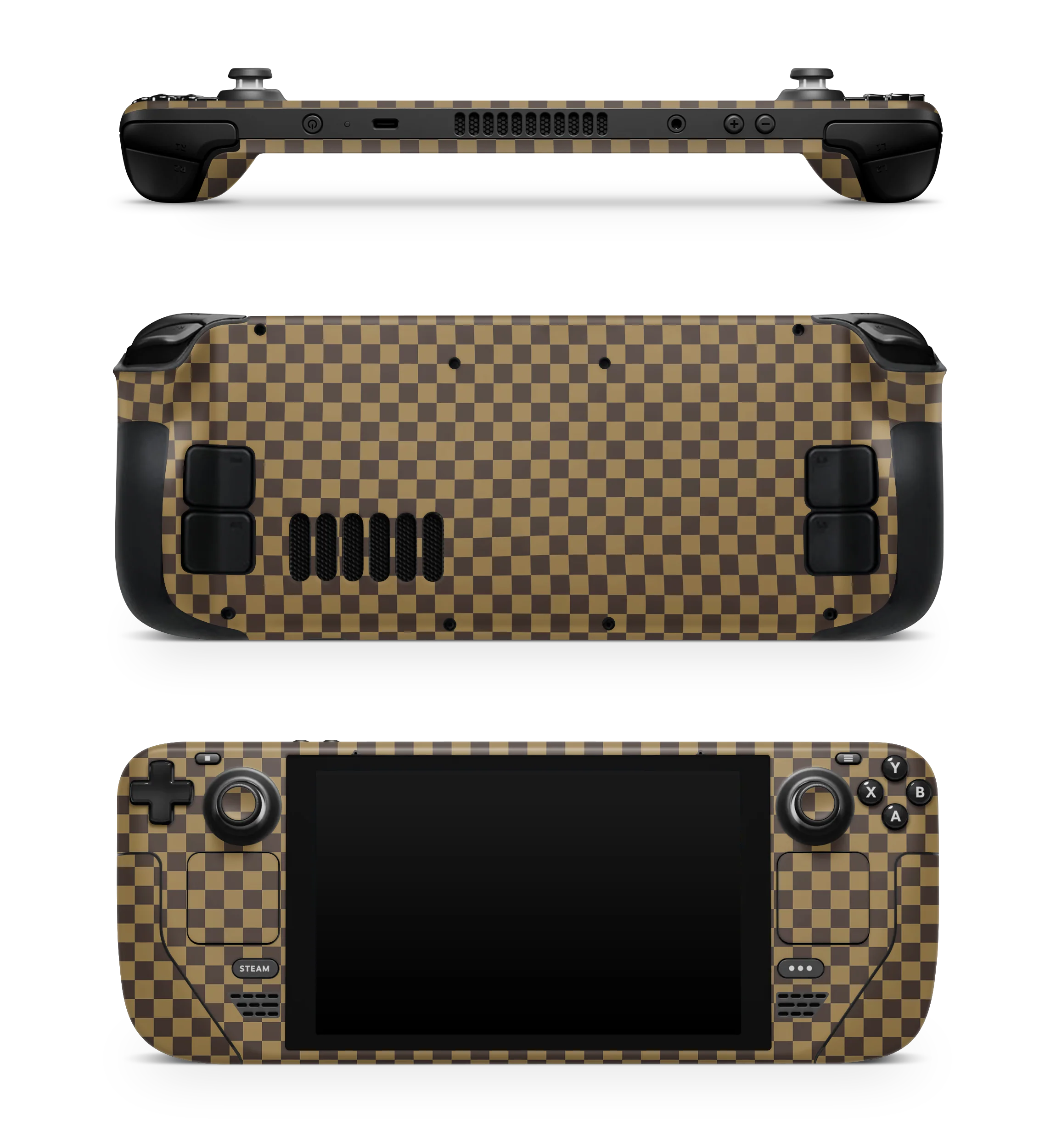 Steam Deck Checkers brown