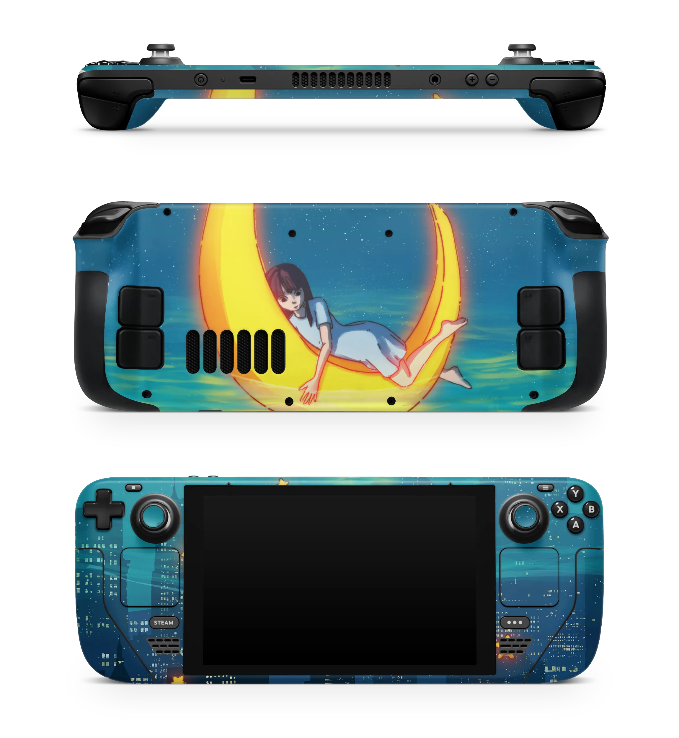 Steam Deck Skin Girl on the Moon