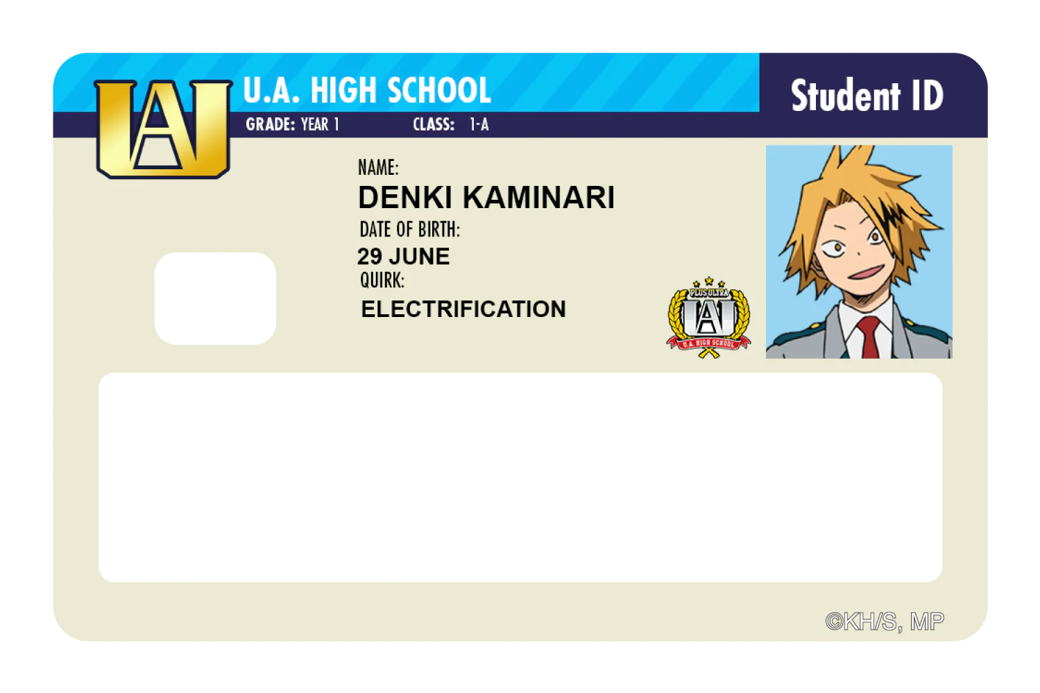 Student ID - Denki Kaminari - Image 5