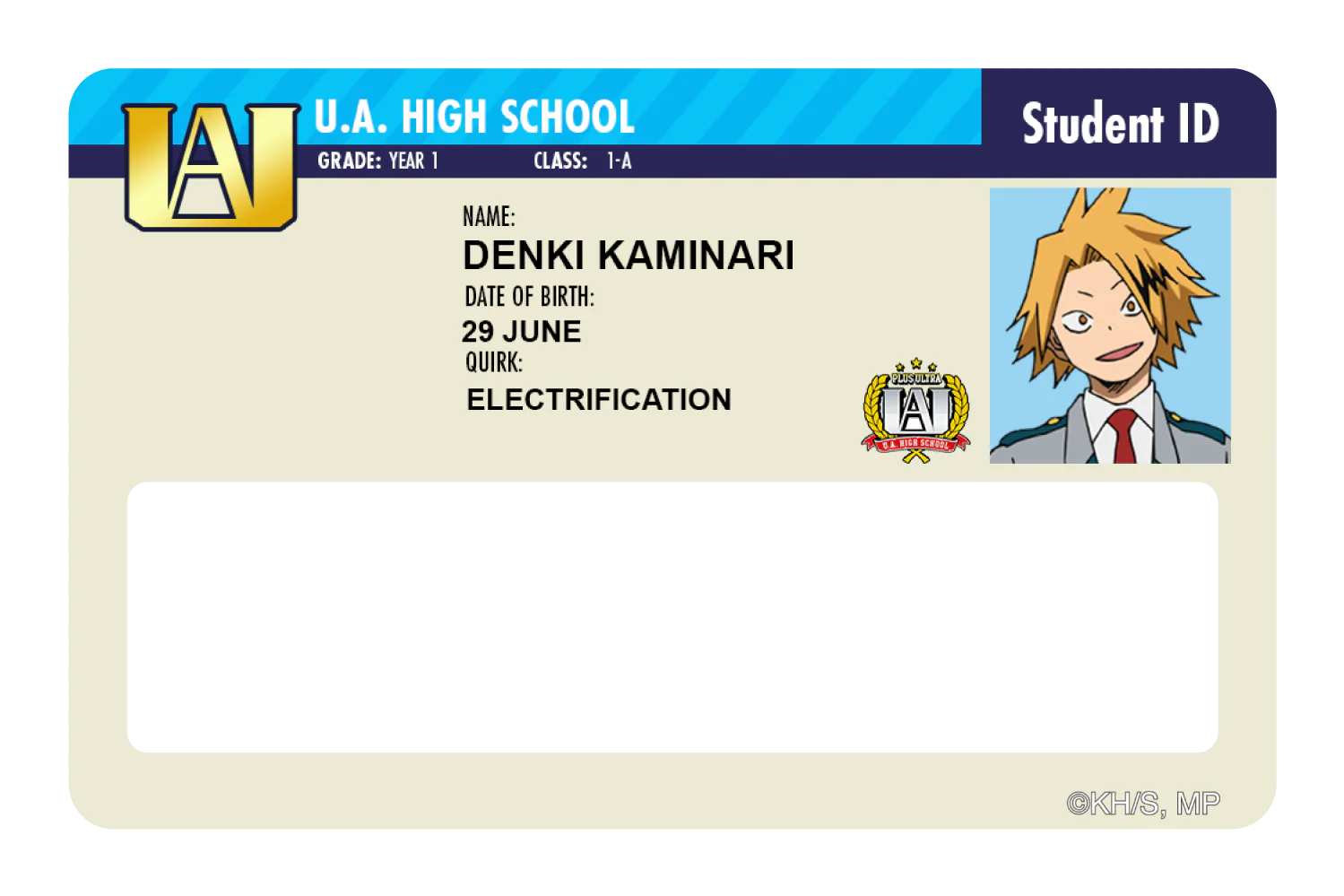 Student ID - Denki Kaminari - Image 6