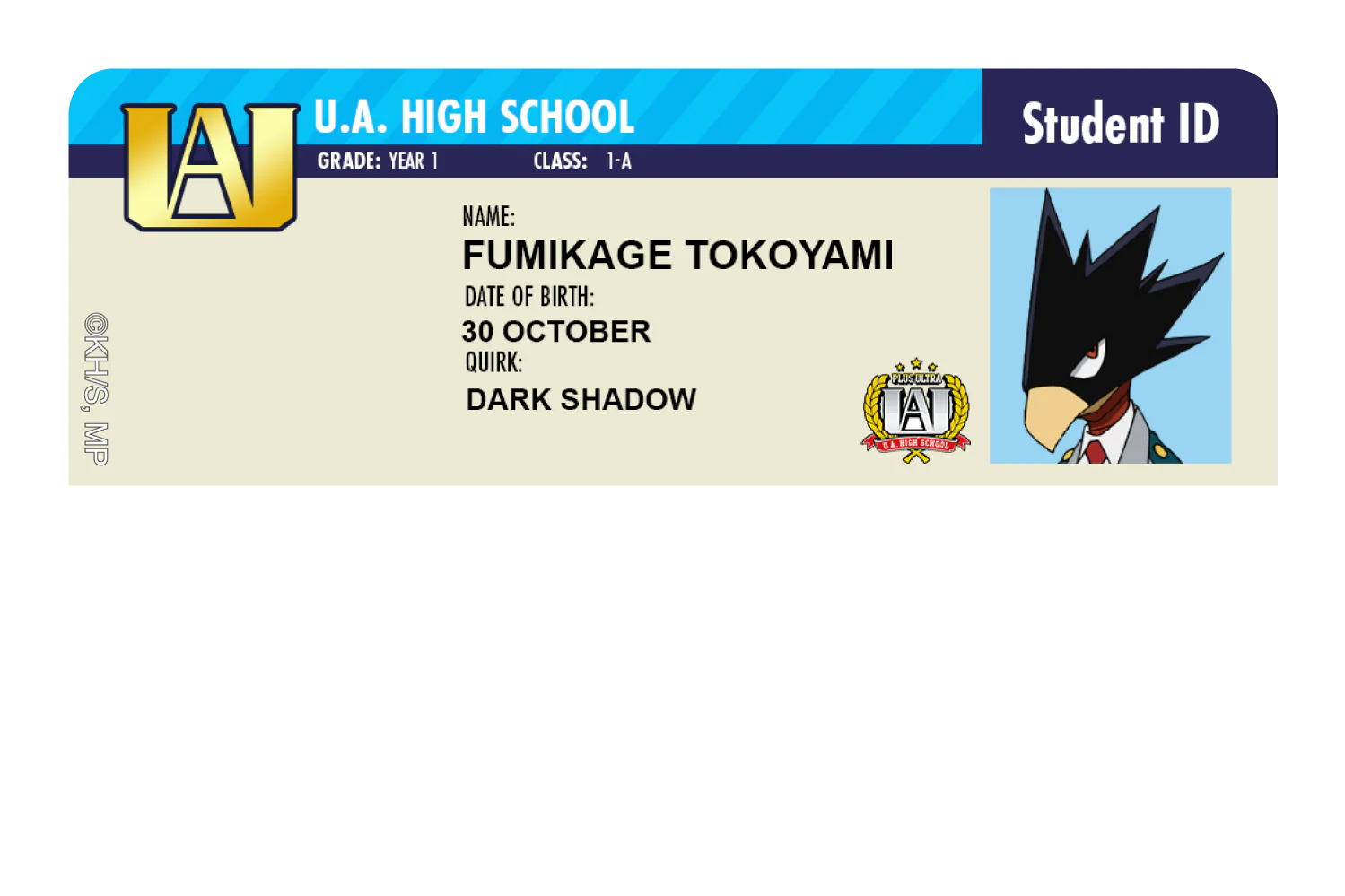 Student ID - Fumikage Tokoyami - Image 9