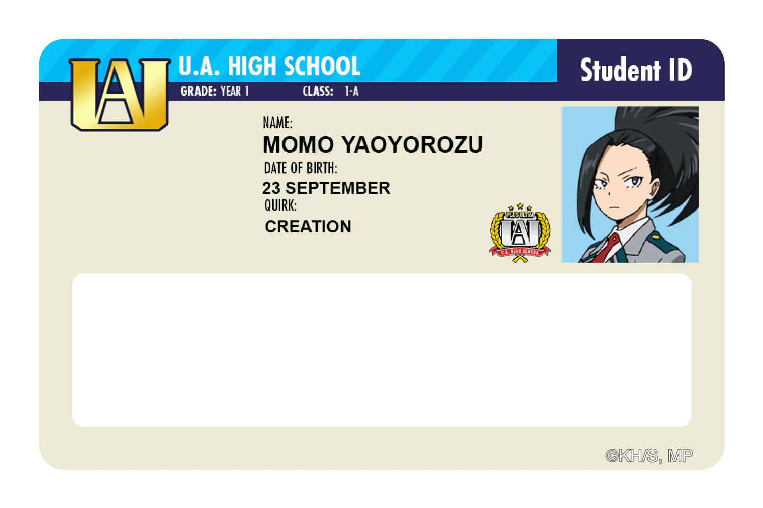 Student ID - Momo Yaoyorozu - Image 6