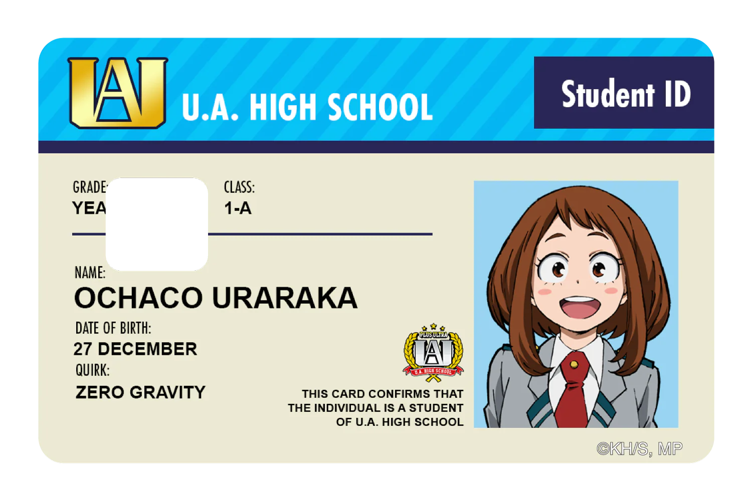 Student ID - Ochaco Uraraka - Image 3