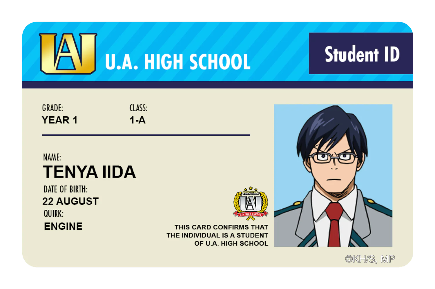 Student ID - Tenya Iida