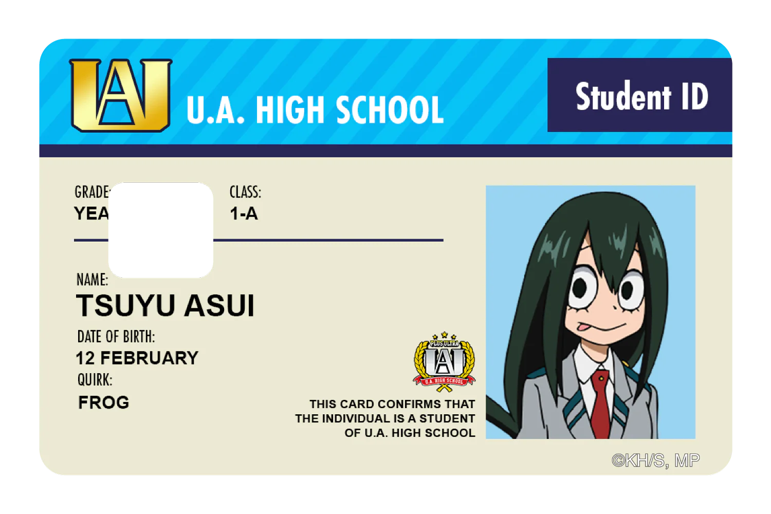 Student ID - Tsuyu Asui - Image 3