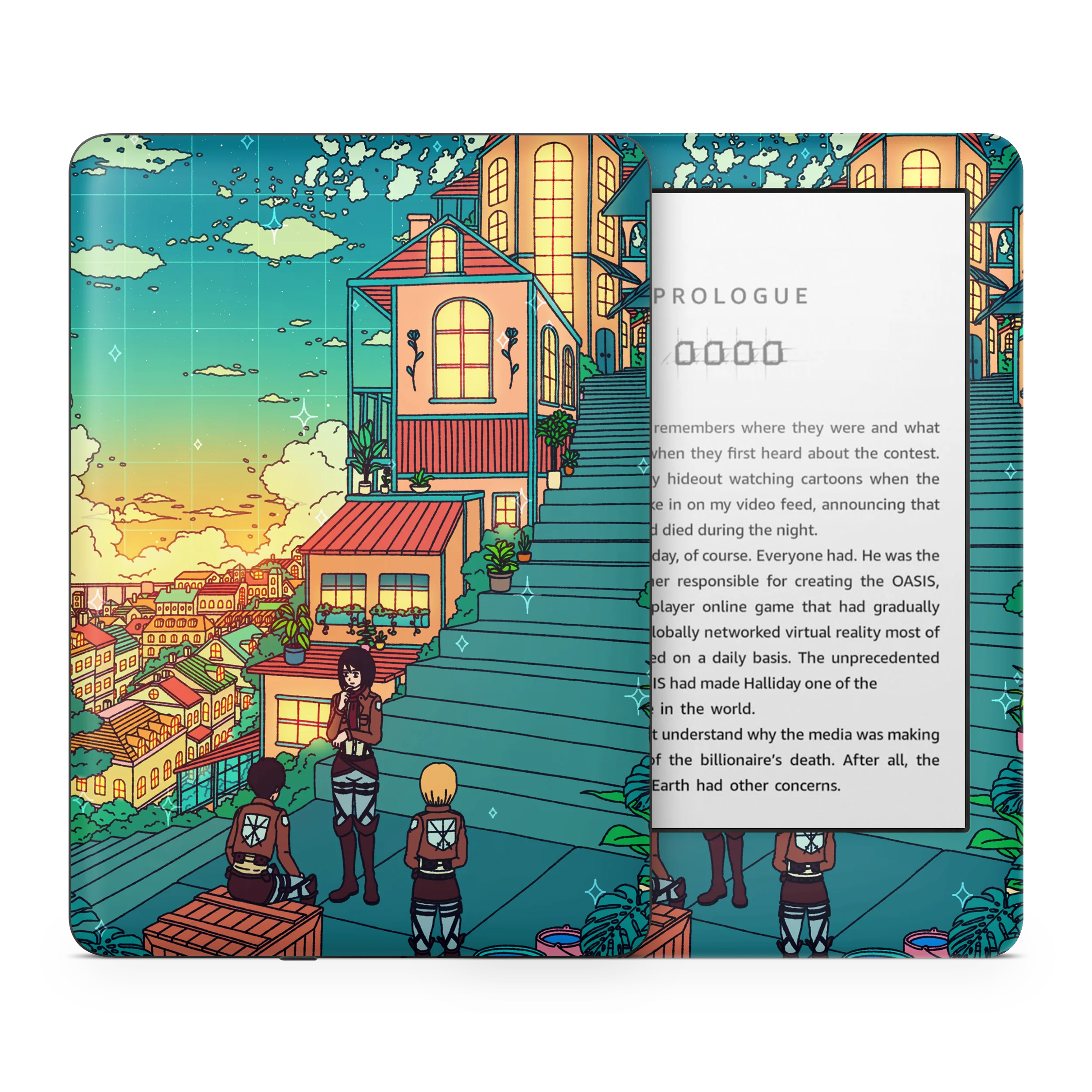 Titan and friends Kindle Skin - Image 2