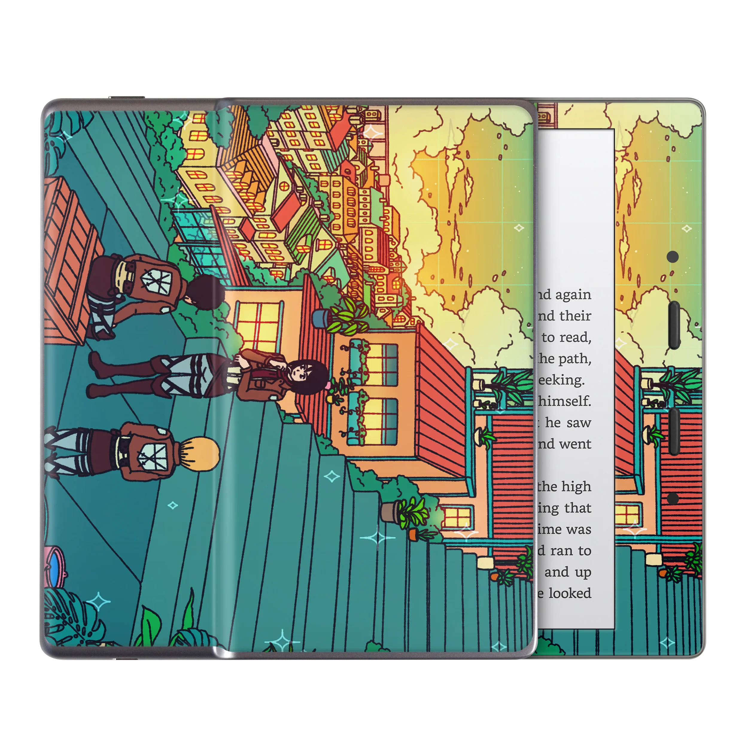 Titan and friends Kindle Skin - Image 4